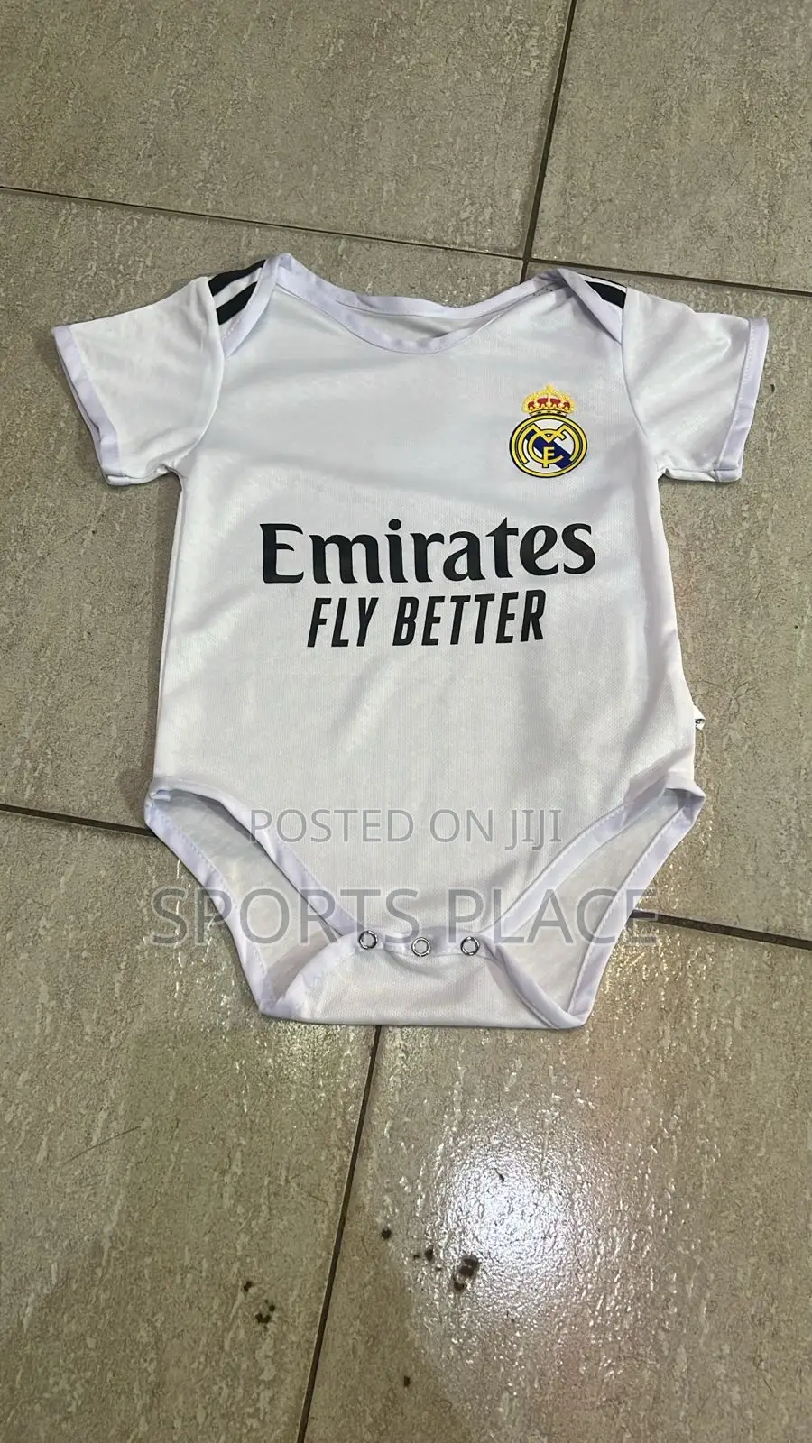 Real Madrid Little Baby Rompers 24/25 Jersey
