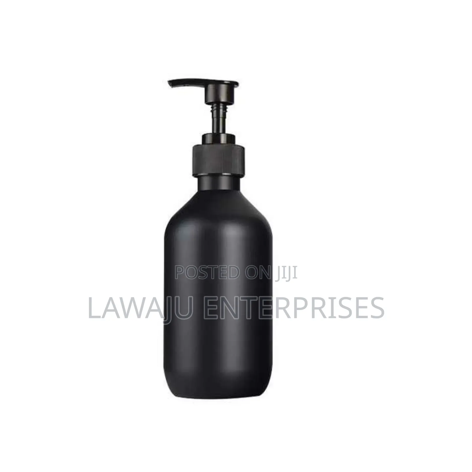 300 ML Matte Black Plastic Soap Dispenser