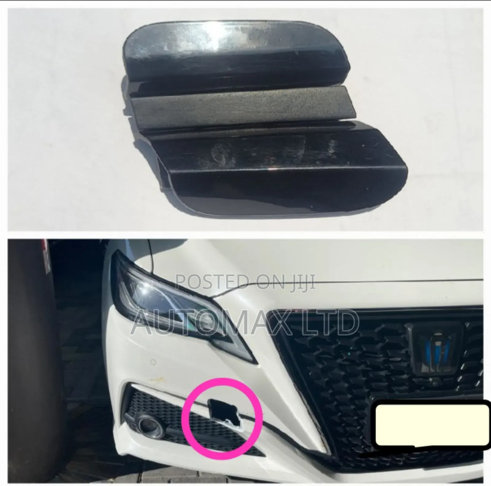 AZSH20: Yr2019+ Toyota Crown RS, Towing Cap Cover