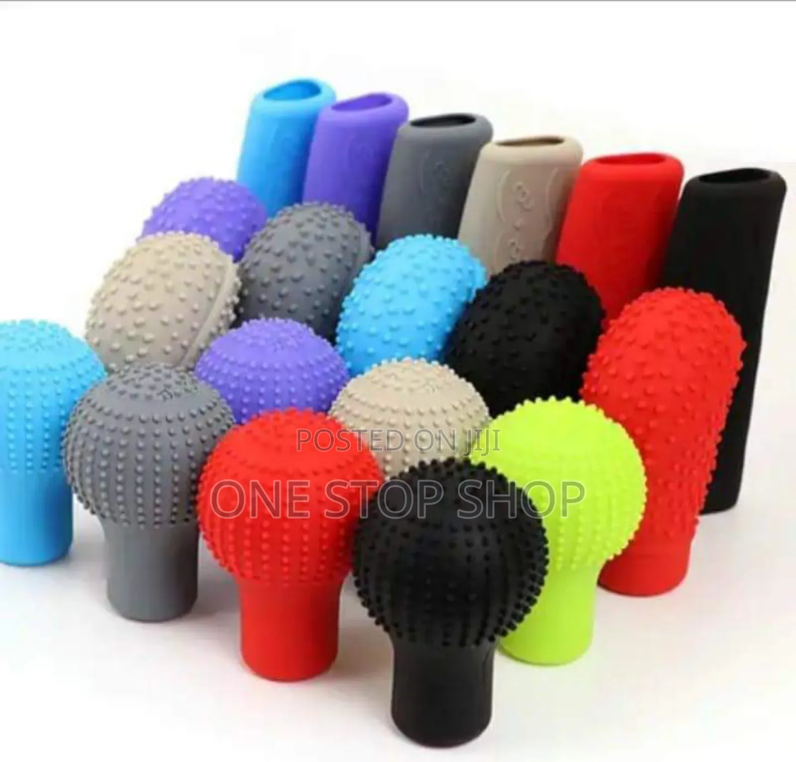 Colored Silicone Gear Knob+ Handbrake Cover