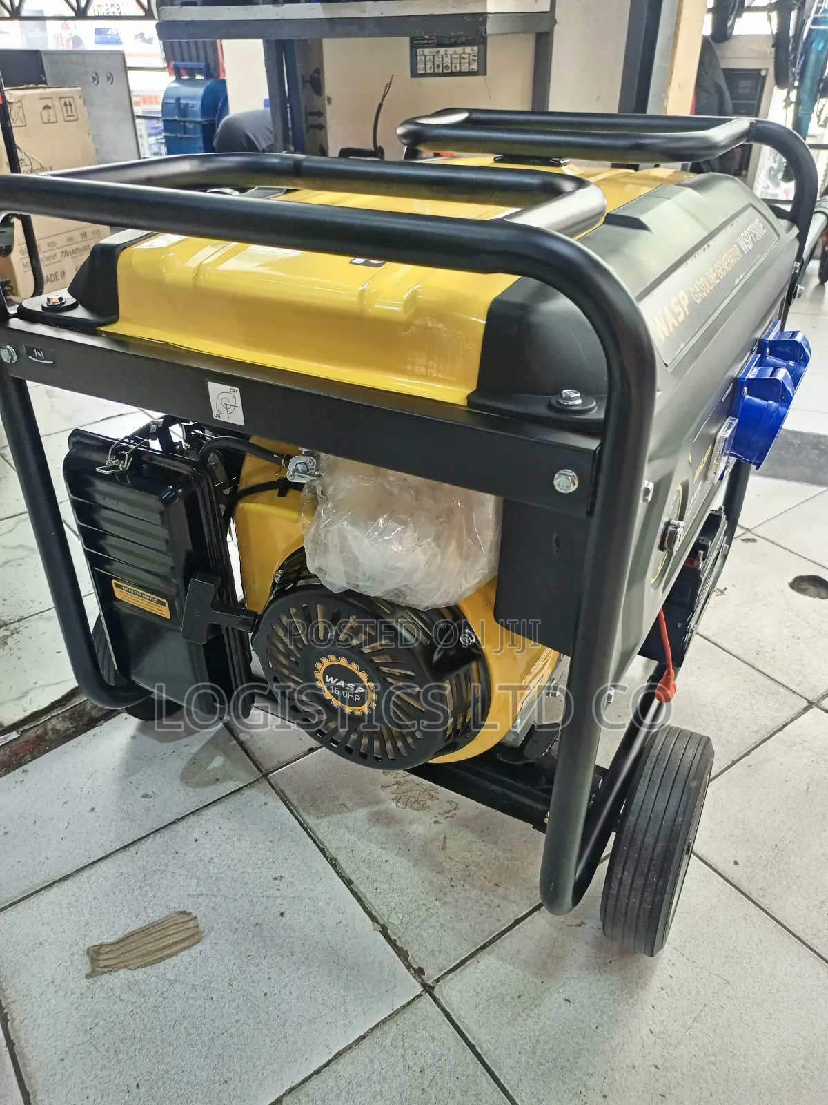 Wasp 6.5kva Petrol Generator-Electric/Recoil Start Wsp7500e