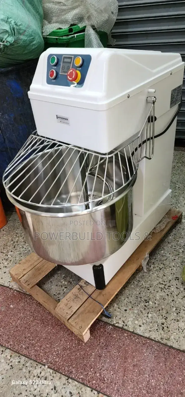 54l Spiral Dough Mixer Heavy-Duty Output 25kgs