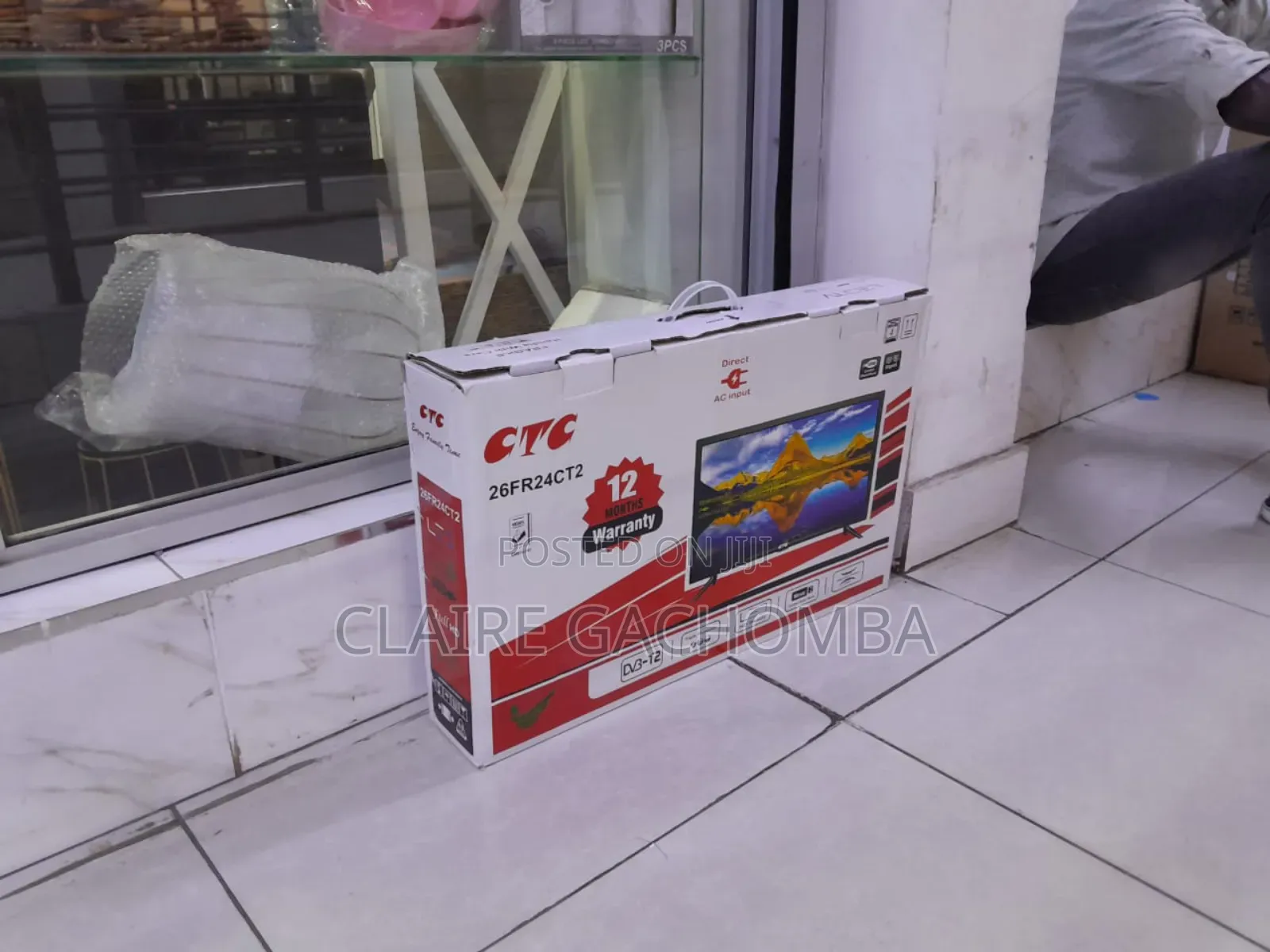 CTC 26' Inch Ac/Dc LED Digital TV With Inbuilt Decorder