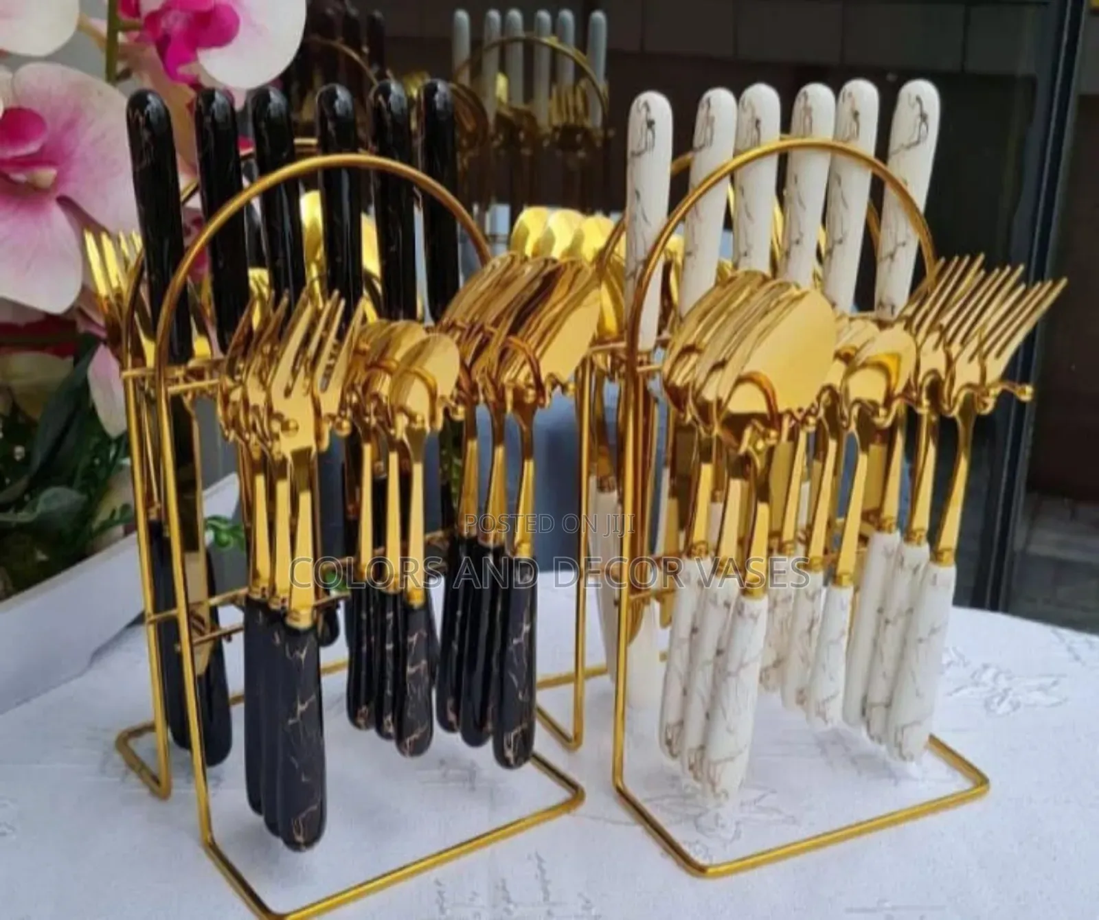Marble 24pcs Cutlery Set
