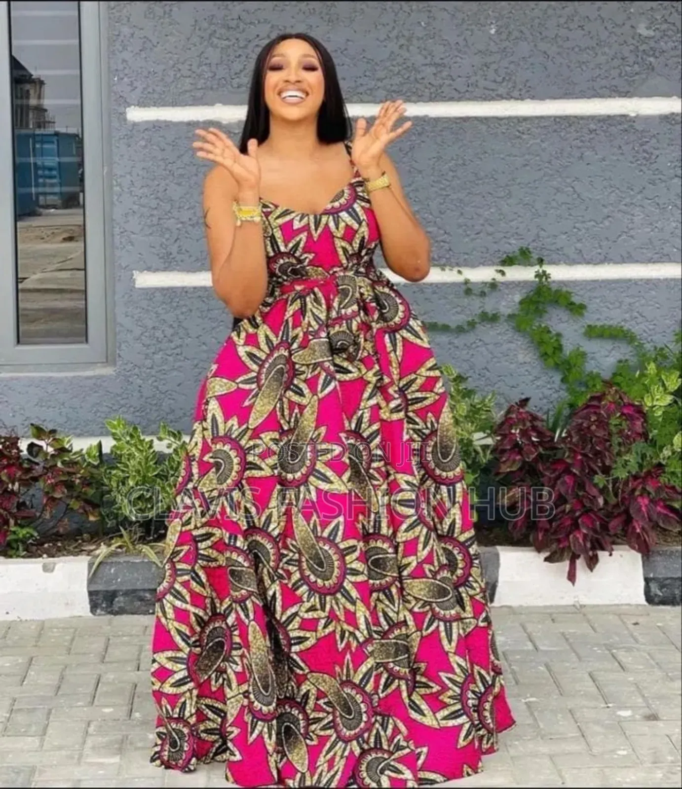 Ankara Maxi Dress in Nairobi Kenya