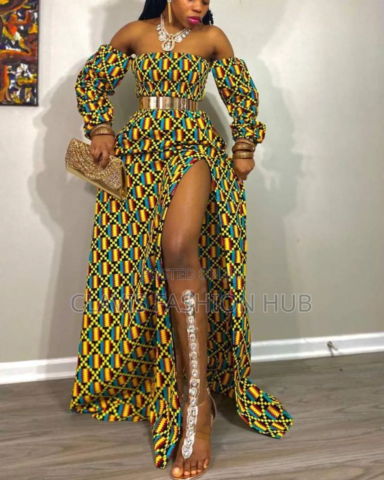Ankara Maxi Dress in Nairobi Kenya