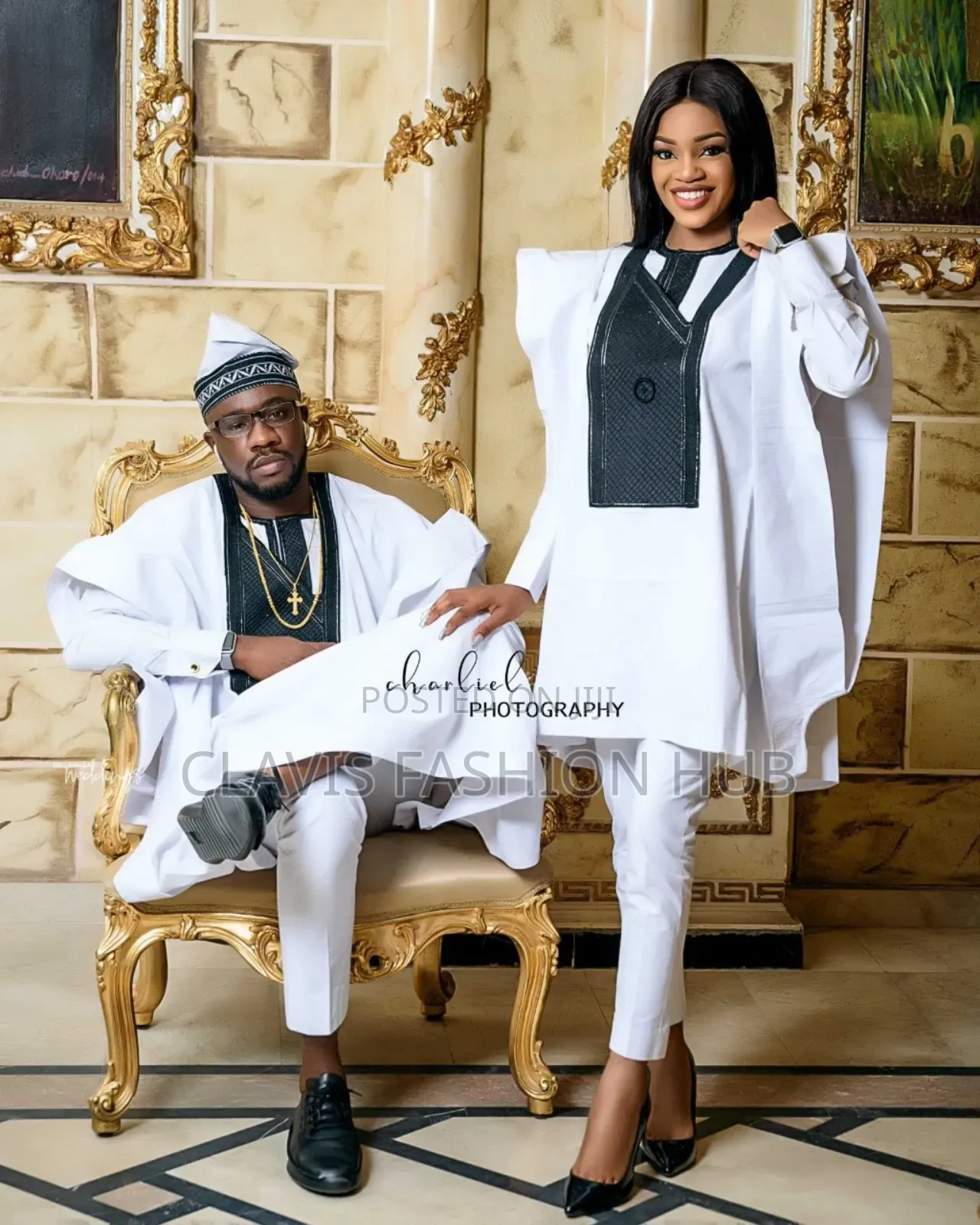 Traditional West Africab Agbada Men Wear