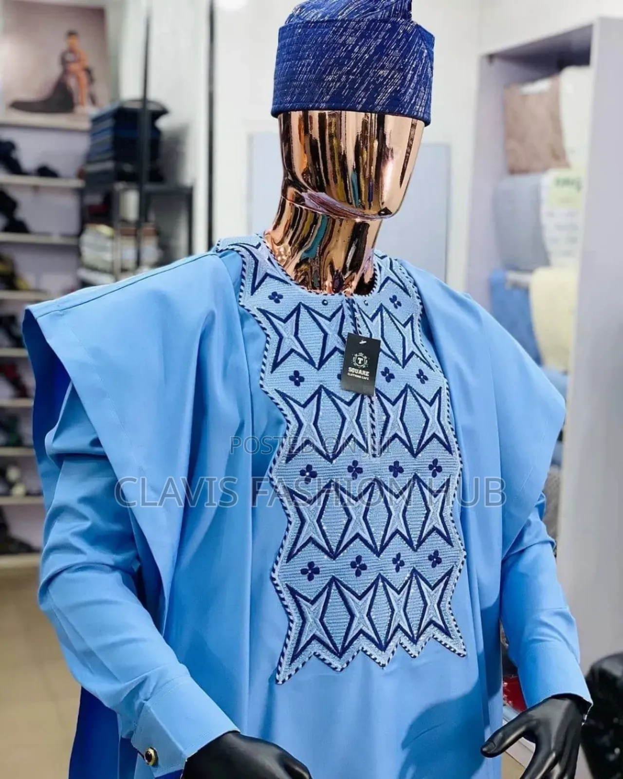 Traditional West Africab Agbada Men Wear