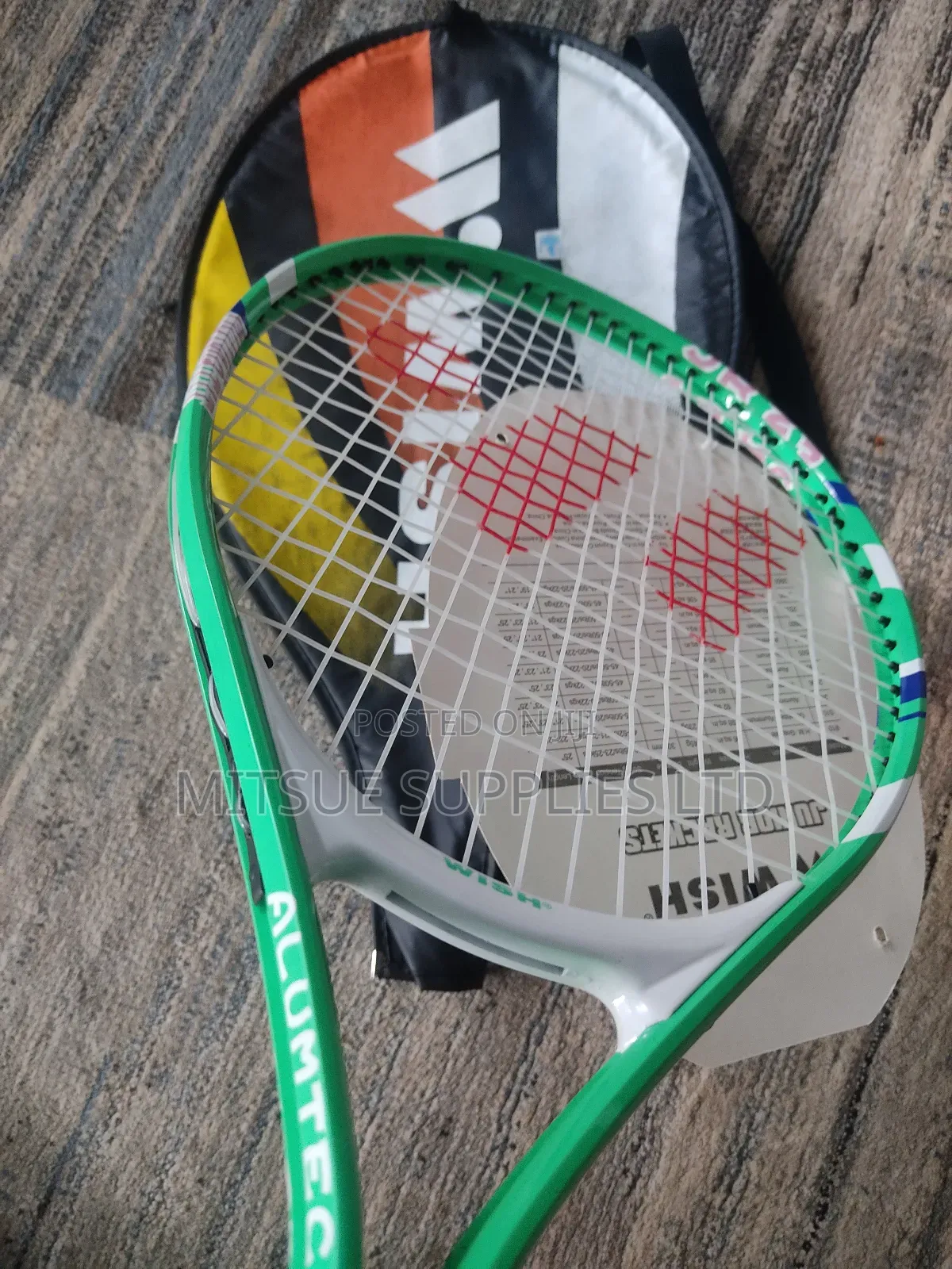 Wish Junior Tennis Racket 2406 Alumtec Size 23 Inch With Bag