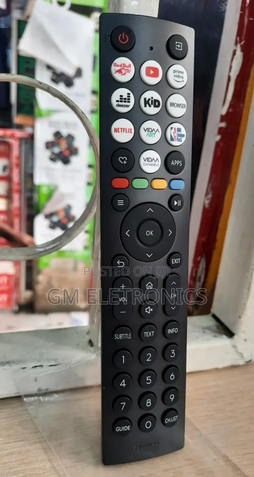 Remote For Hisense Vidaa HDTV FHD Qled LCD LED Smart TVS