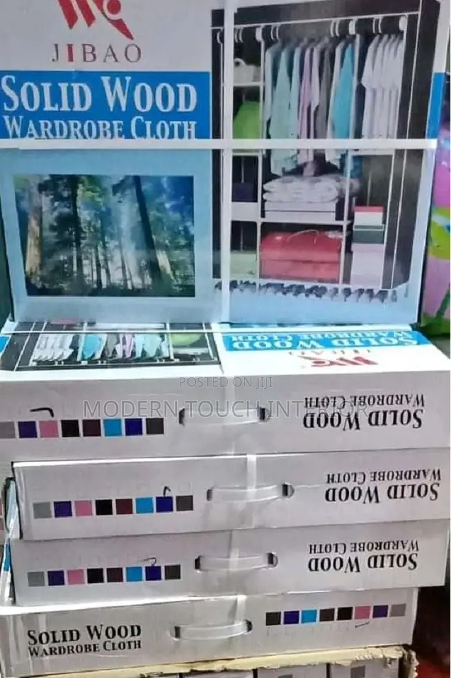 Packaged Portable Wooden Wardrobes