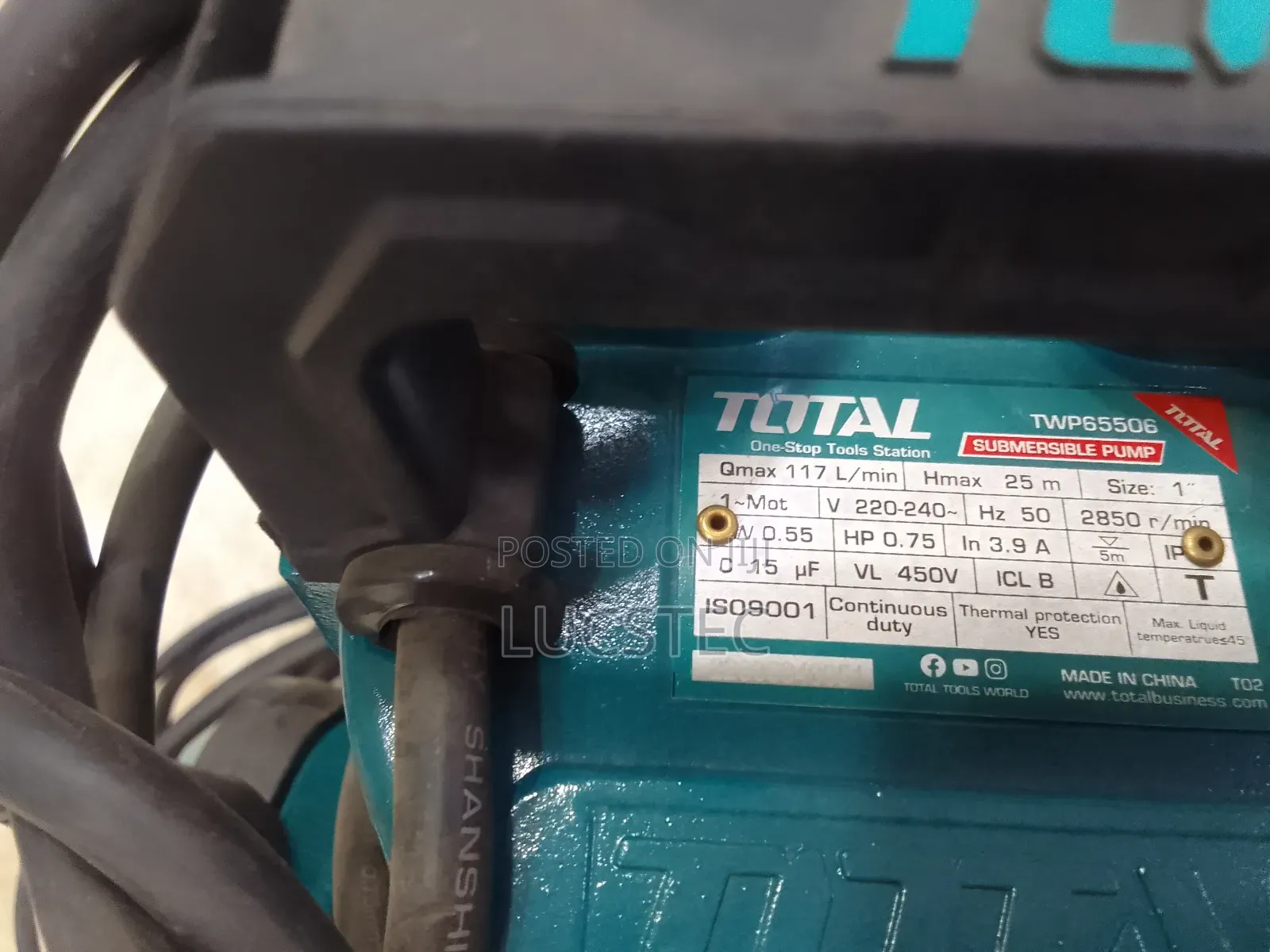 Total TWP65506 Submersible Pump 0.75HP