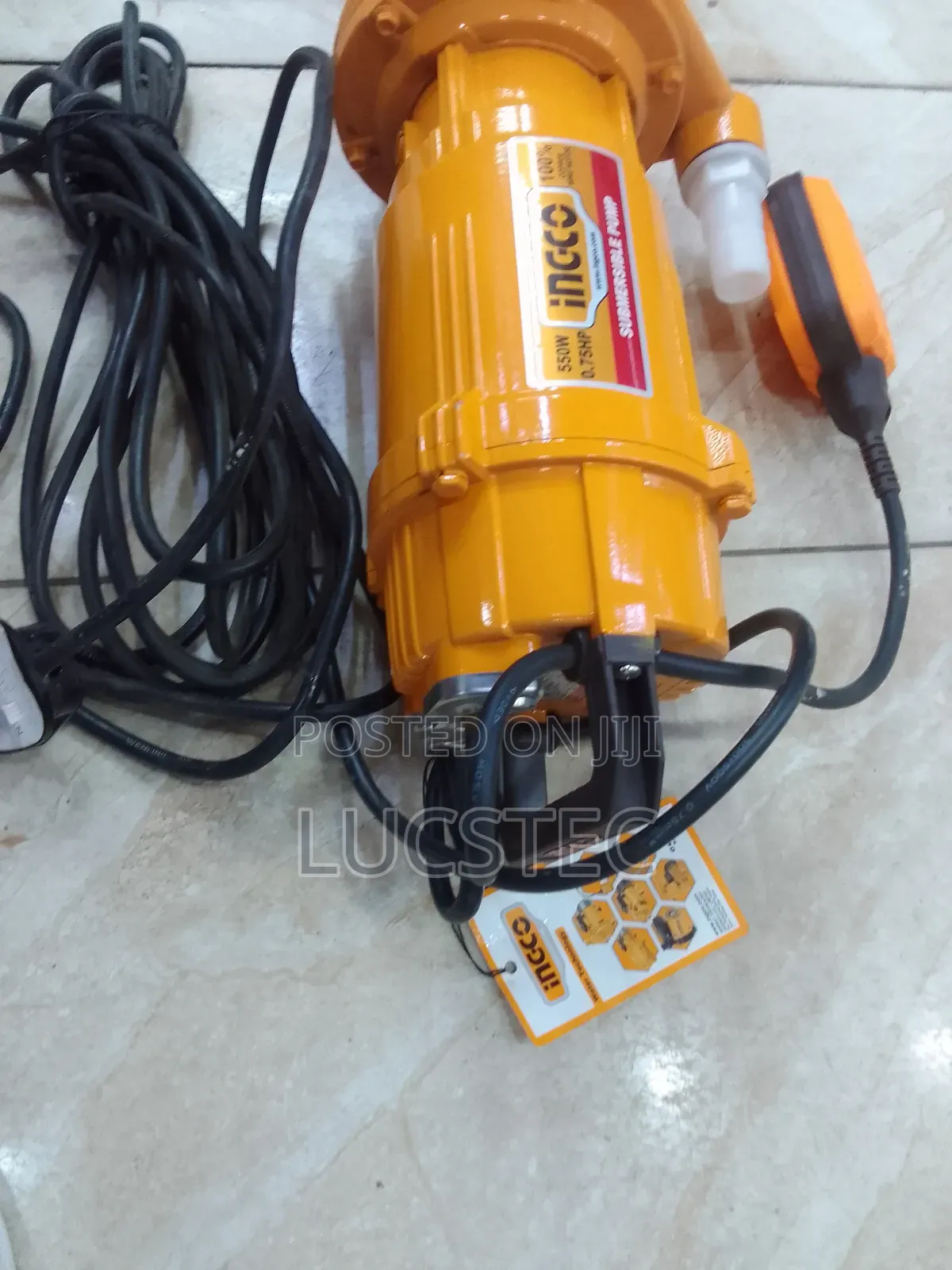 Ingco Sp5508 Submersible Pump 0.75hp 550W
