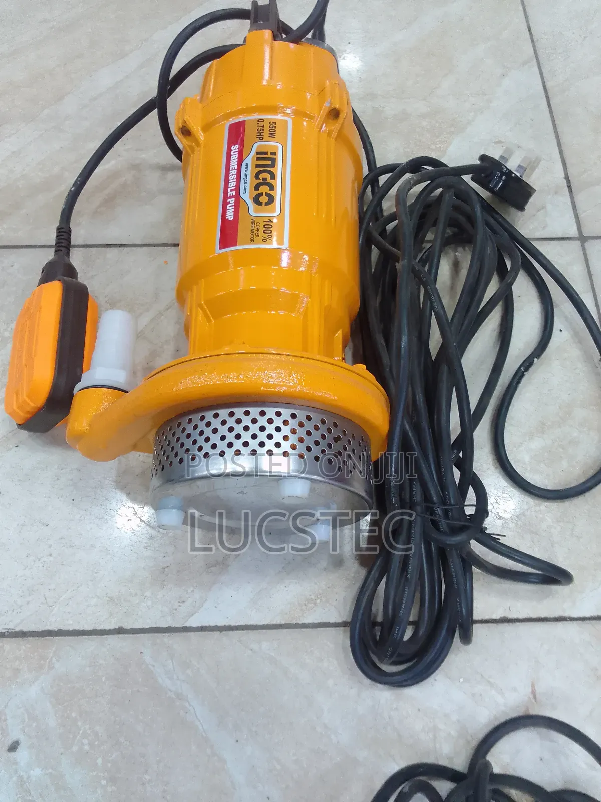 Ingco Sp5508 Submersible Pump 0.75hp 550W