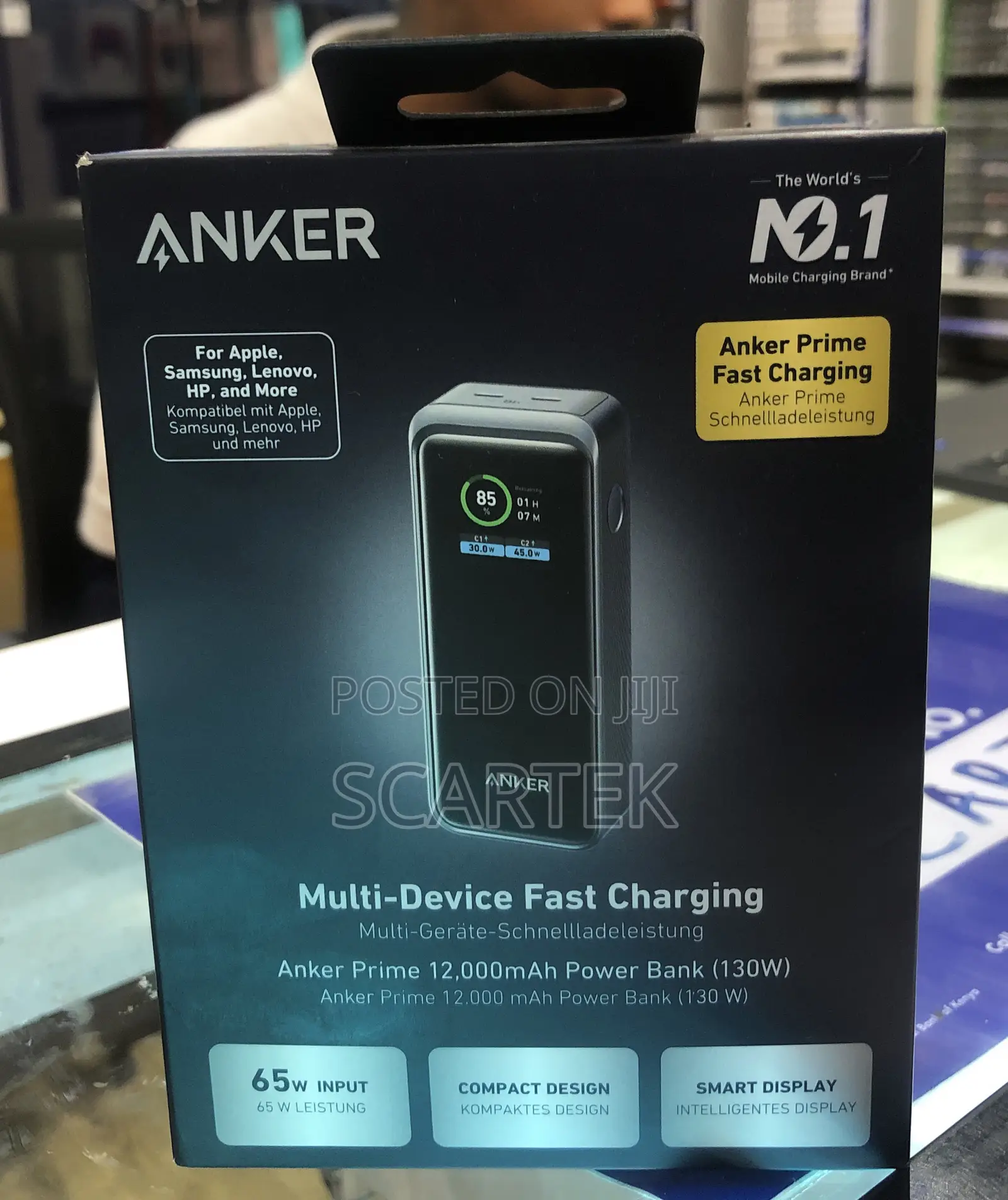 Anker Prime 12,000mah Power Bank (130w)