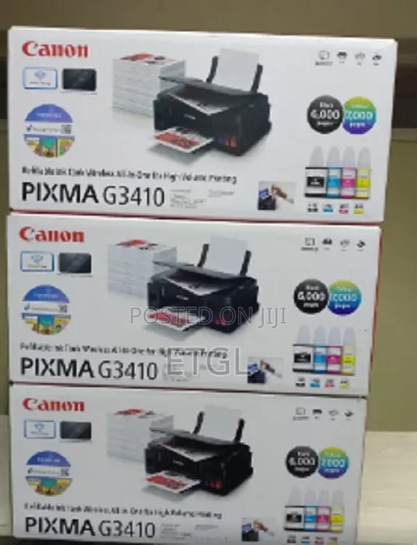 Canon Pixma G3410, Wi-Fi, All-in-One Inkjet Printer