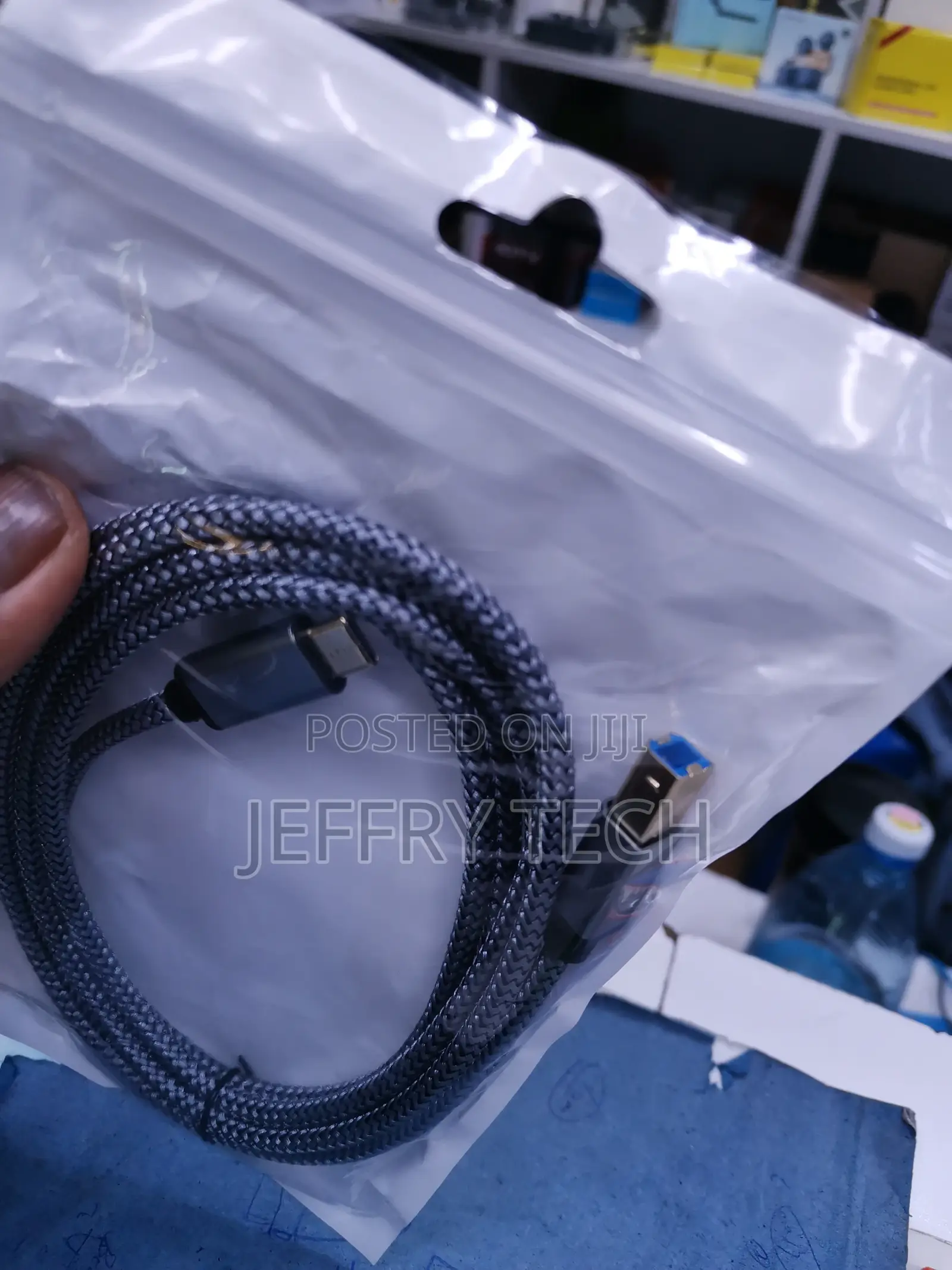 DP to Hdmi Nylon Braided Cable 3m
