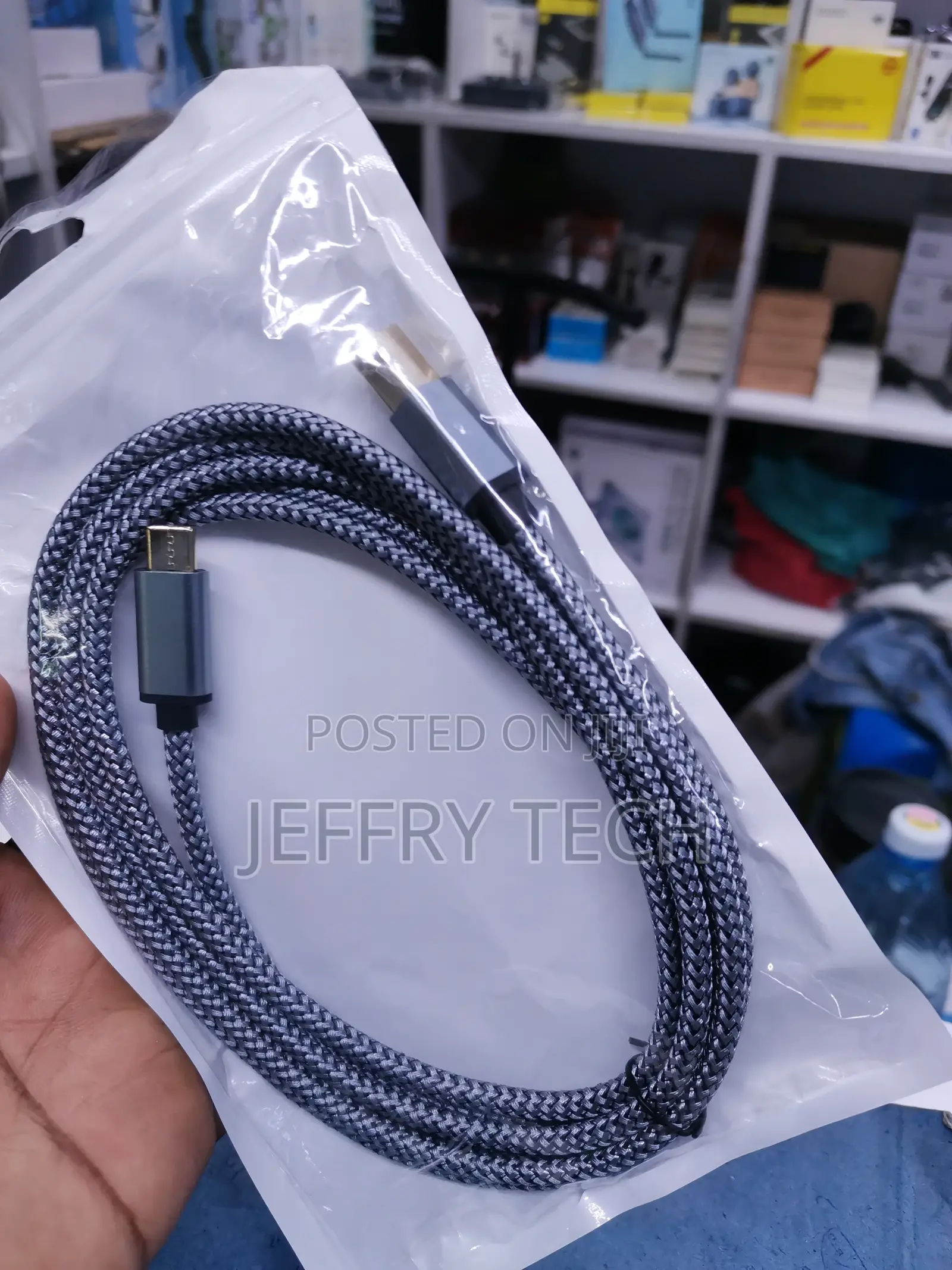 DP to Hdmi Nylon Braided Cable 3m