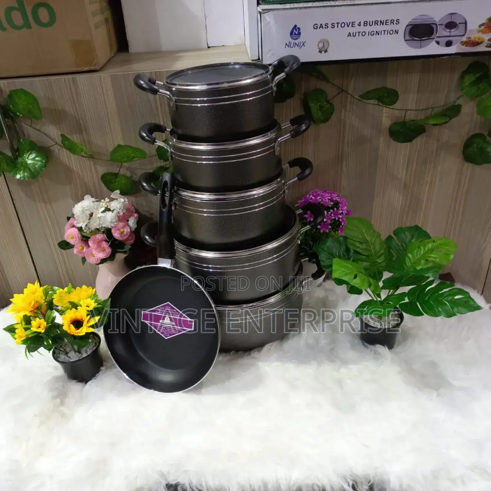 TC 14pcs Non -Stick Sufuria Set
