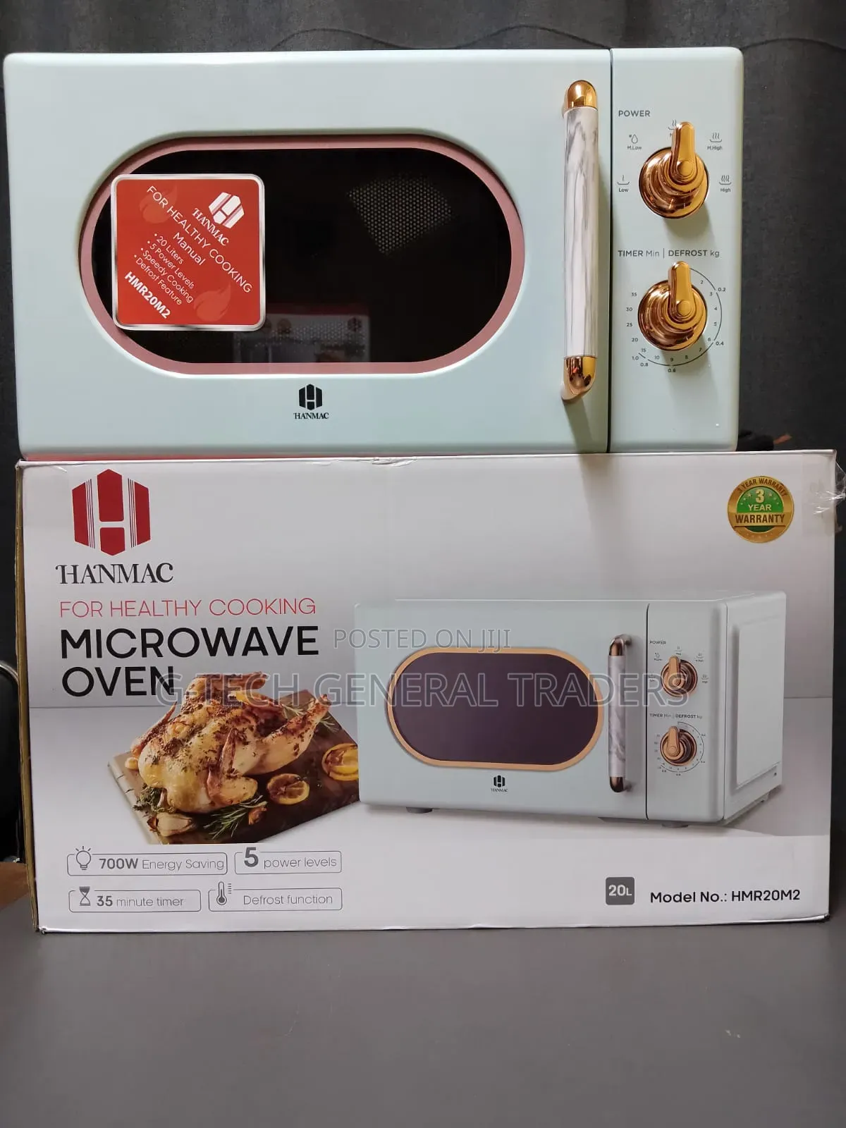 Hanmac 20l Knob Microwave Oven 700w