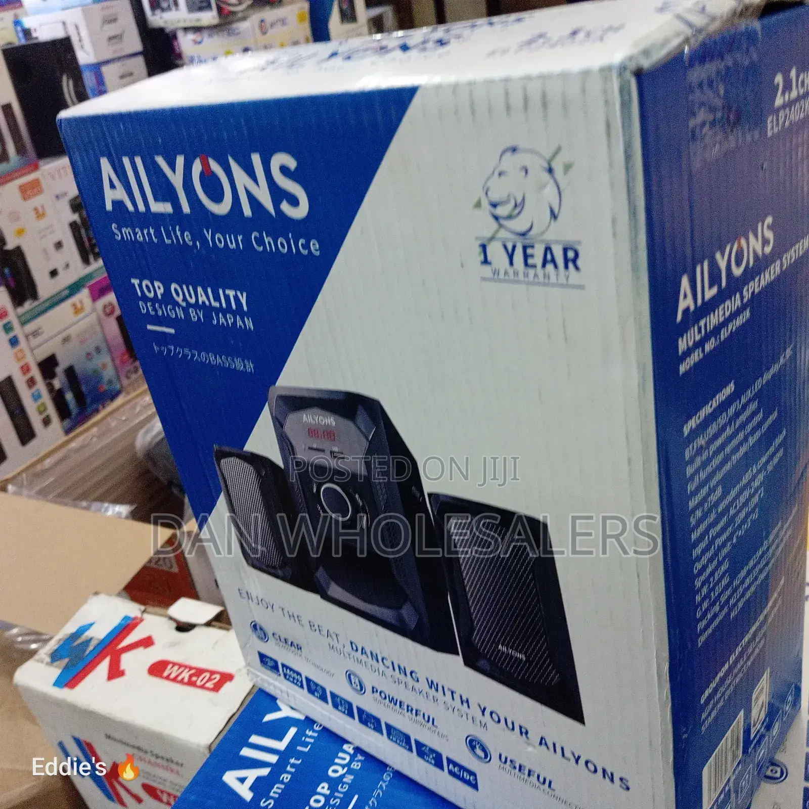 Ailyons 2.1 CH Home Theater System Bluetooth/Usb/Fm