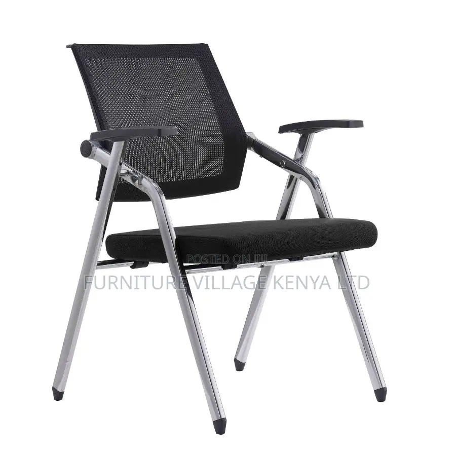Simple Style Coal Upholstered Conference Room Chairs
