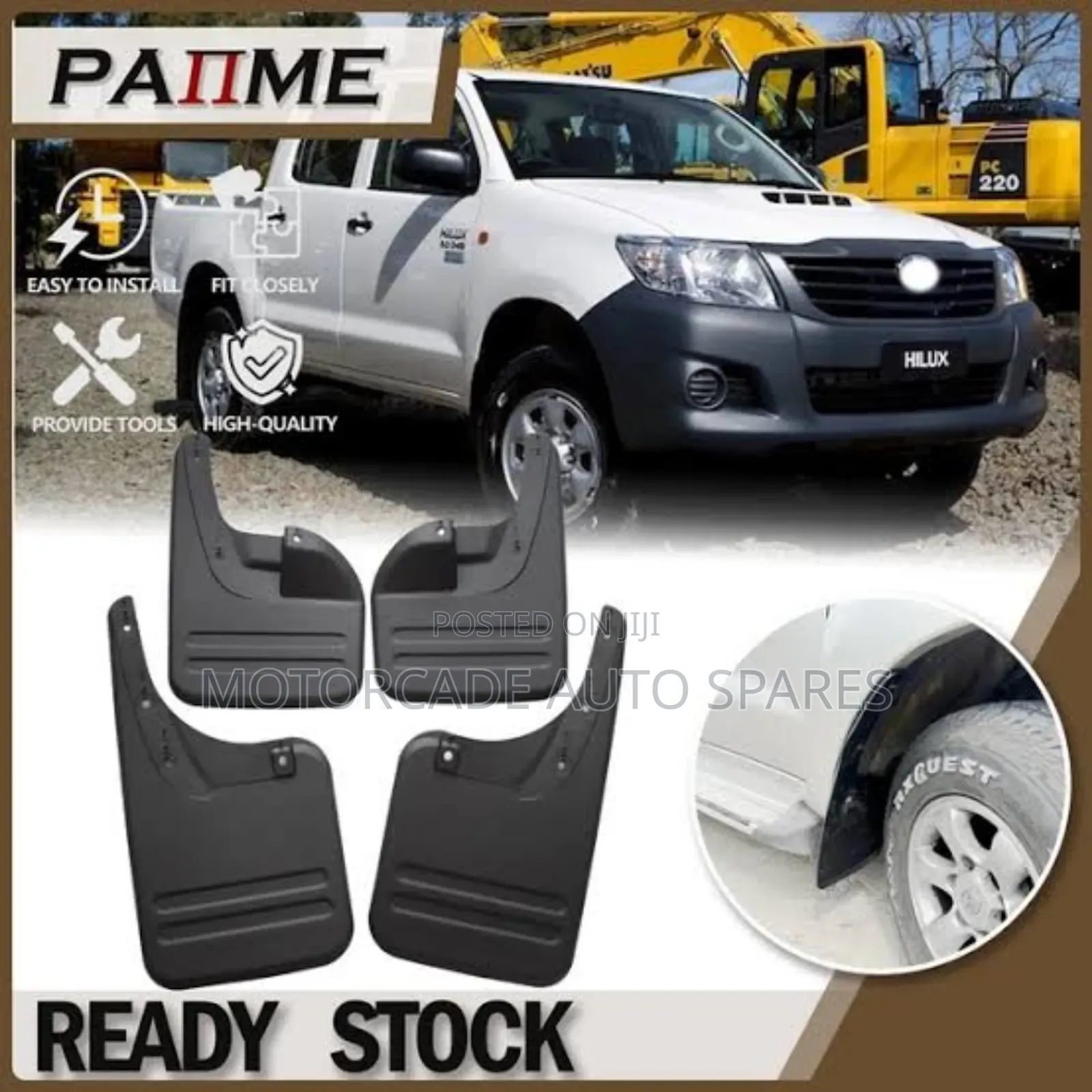 Toyota Hilux Vigo Mudflaps/Mud Guards