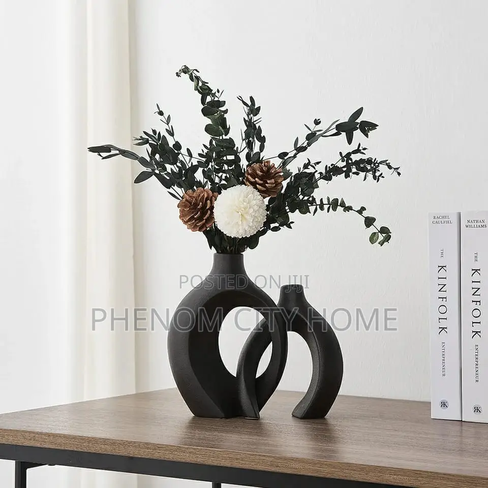 Ceramic Double Flower Vase