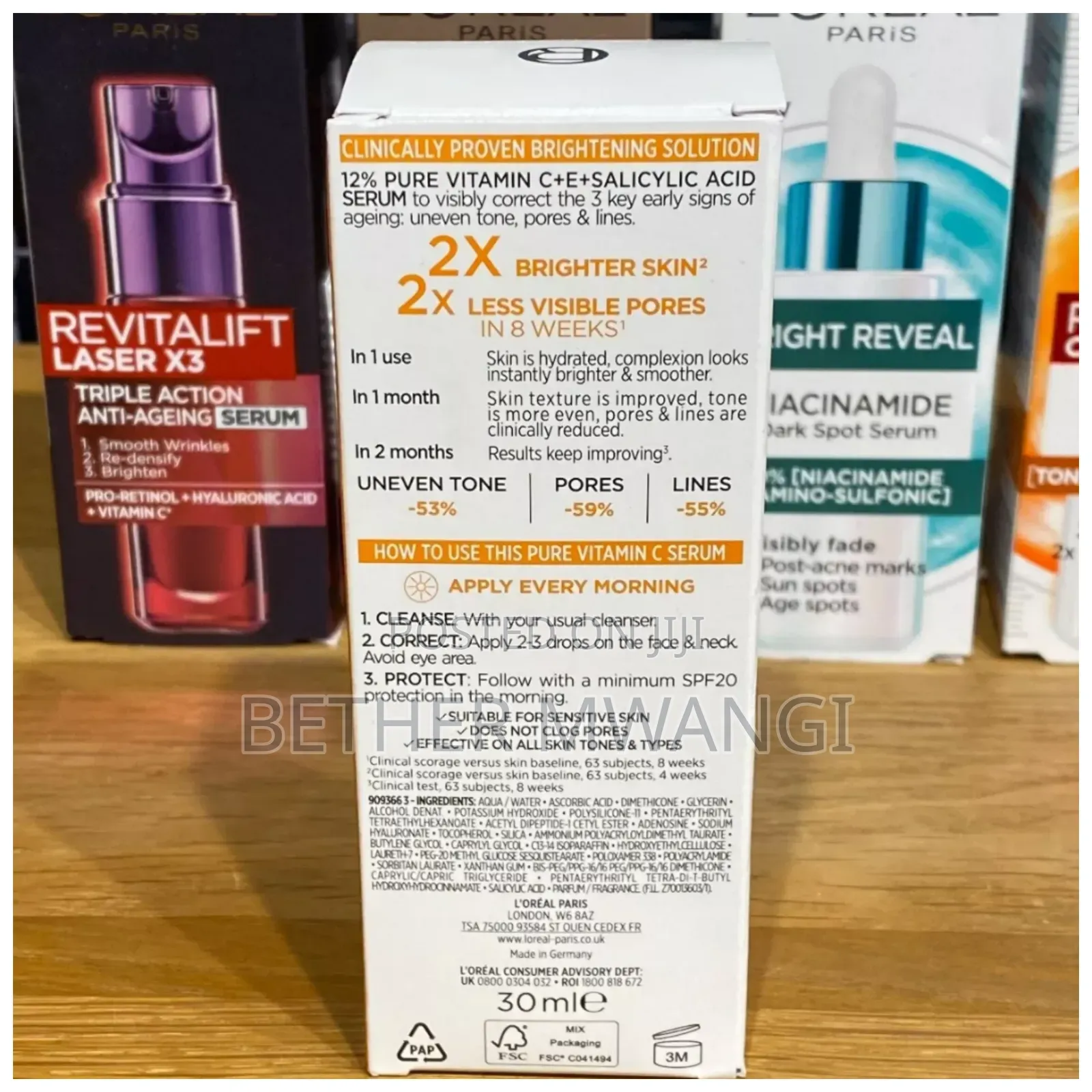 l'OREAL Revitalift Clinical Vitamin C+E+Salicylic Acid Serum