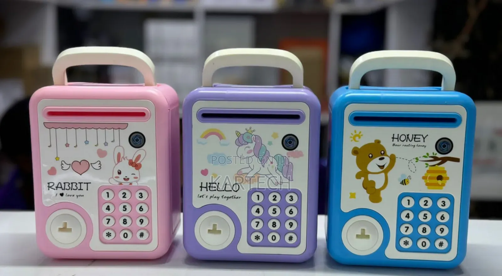 Kids Money Saving Battery Powered Electronic Piggy Bank