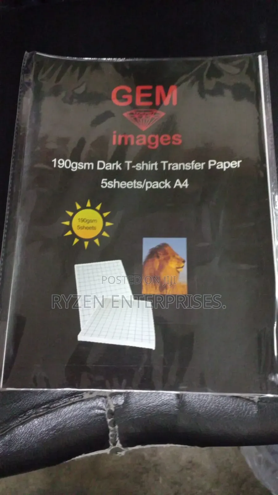 Dark T-Shirt Heat Transfer Paper A4