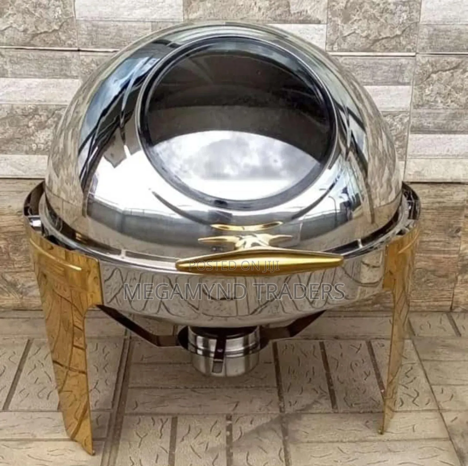 Round Roll Top Chaffing Dish 6l/Buffet Serving Dish