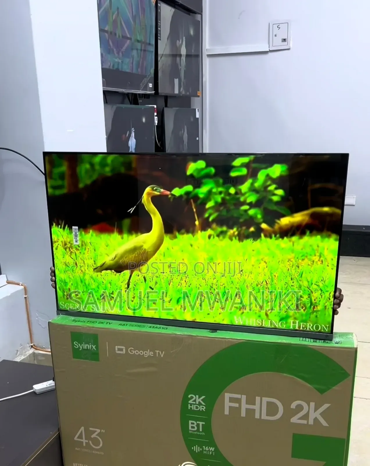Syinix 43" Smart Google TV
FHD Display Netflix, Youtube