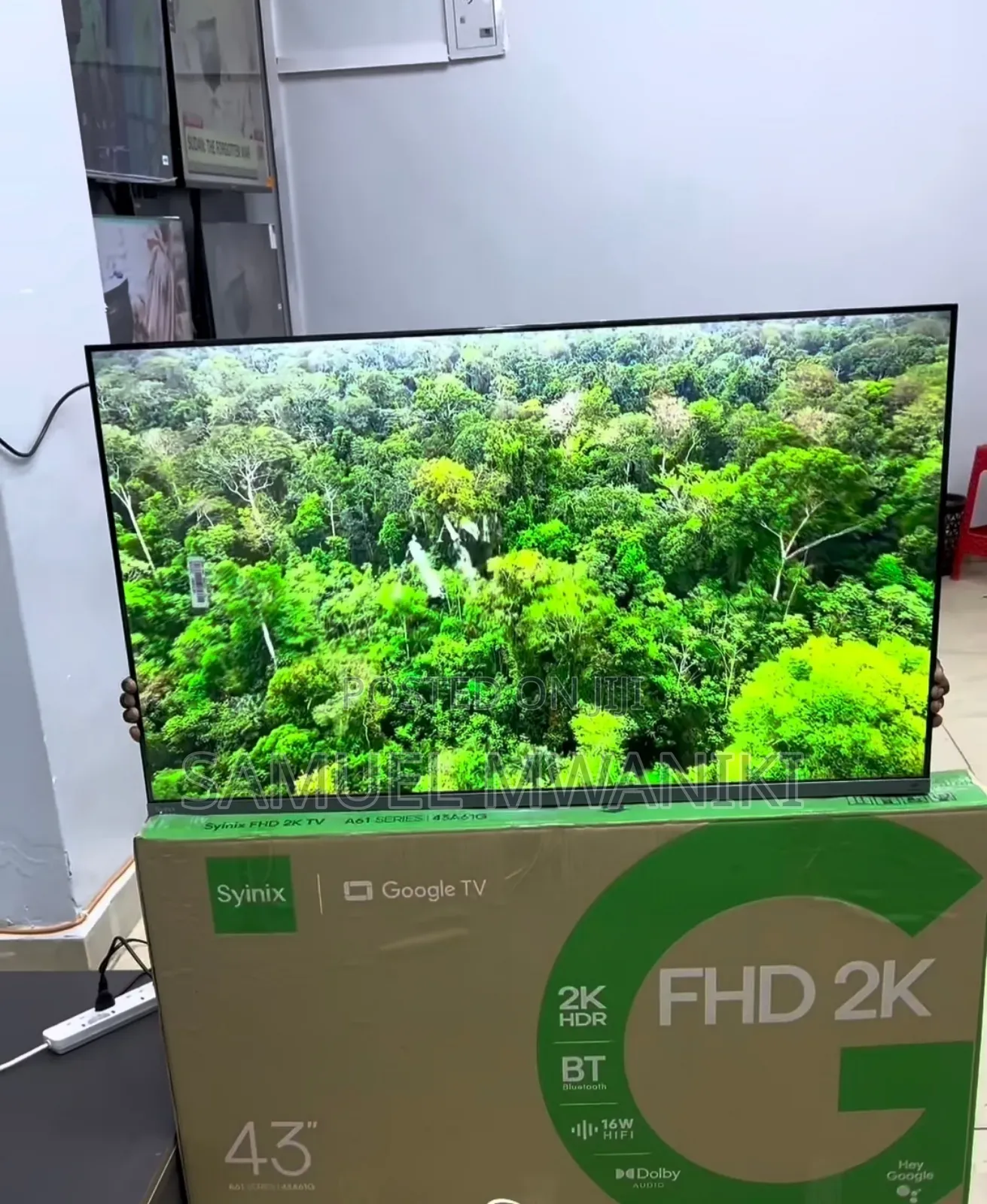Syinix 43" Smart Google TV
FHD Display Netflix, Youtube