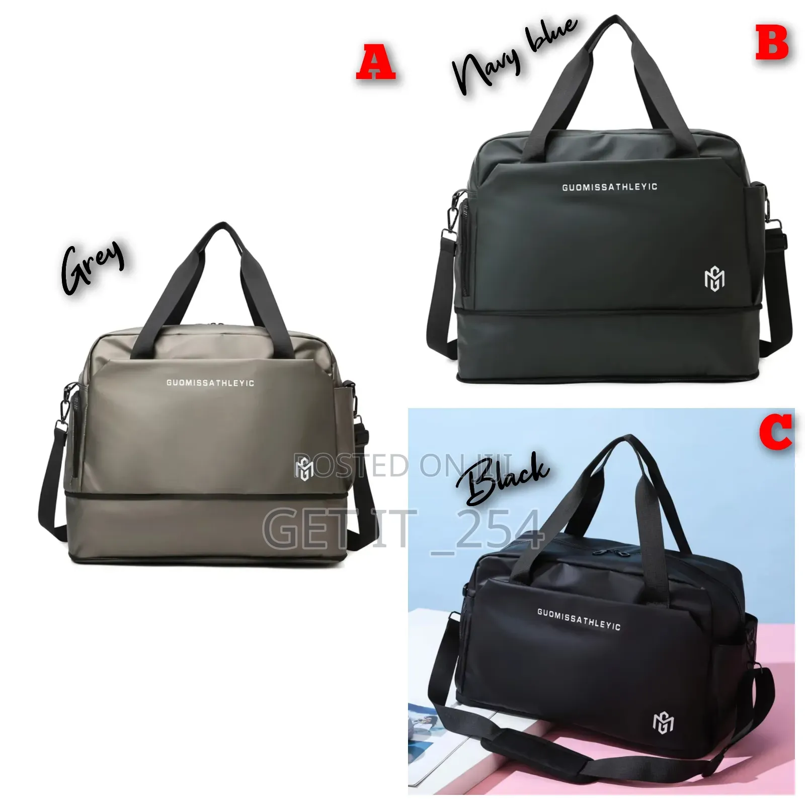 *Restocked Multifunction/ Unisex Gym/Travel Bag