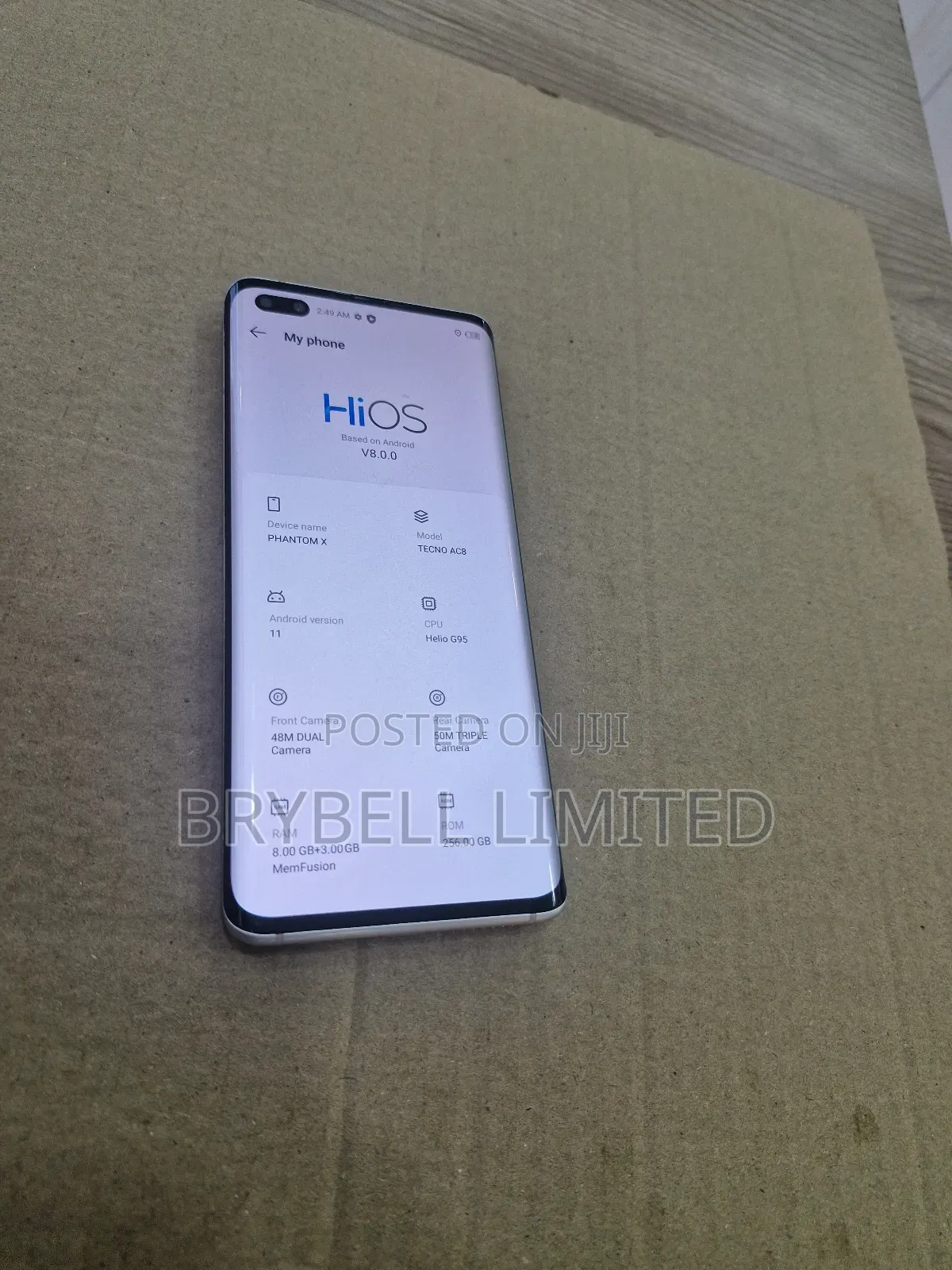 Tecno Phantom X 256 GB Gold