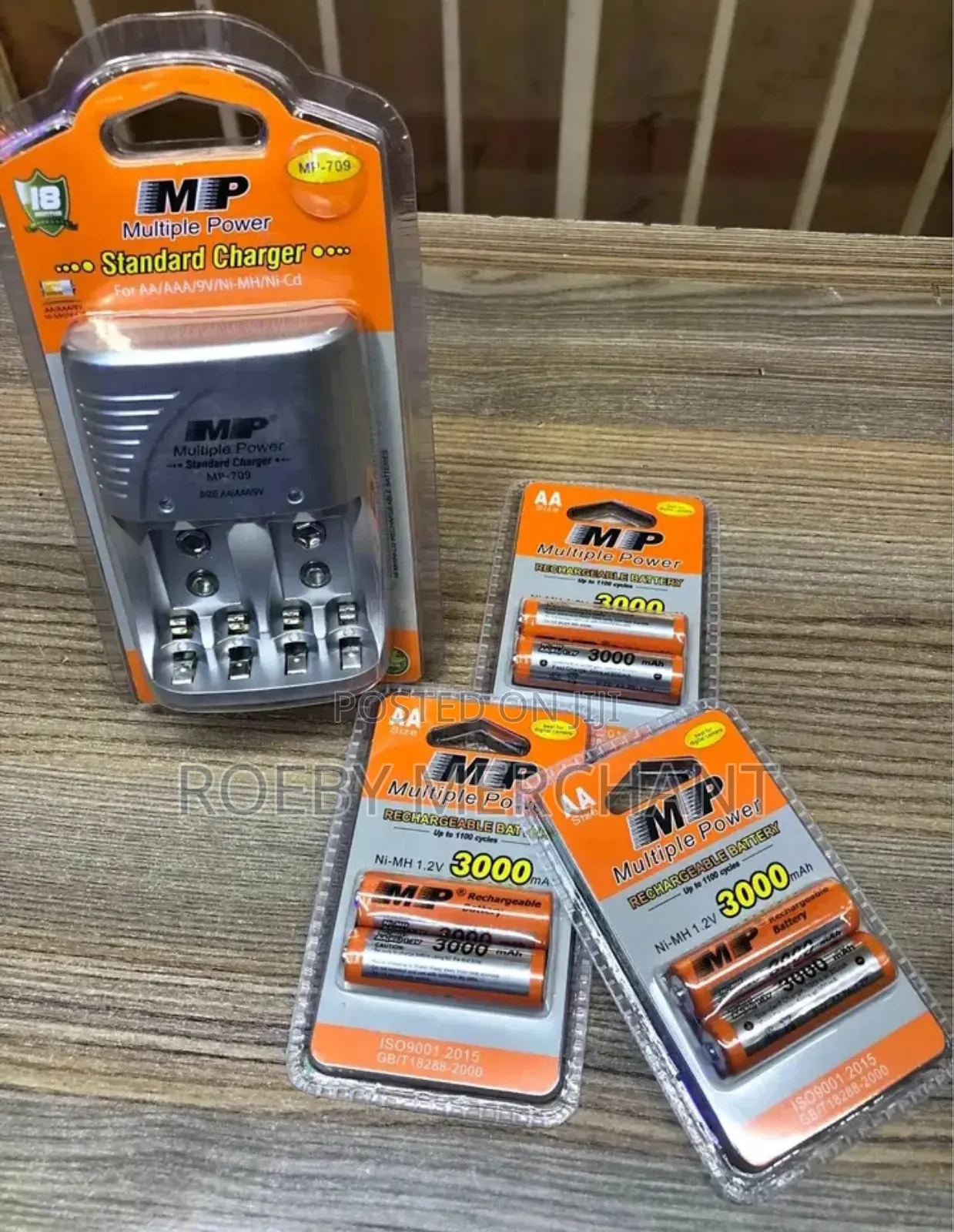 AA Rechargeable Battery + Charger for Rechargeable Battery