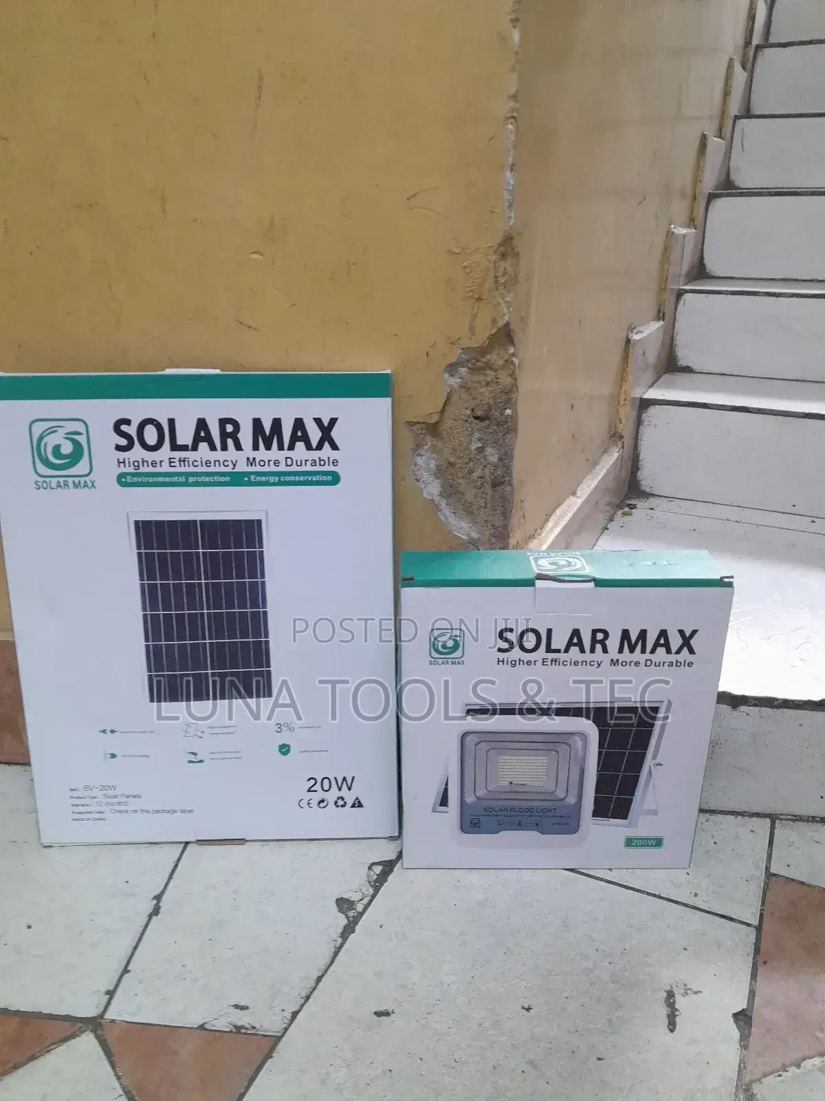 200w Efficiency Solar Flood Lights, 20w Solar Panel.