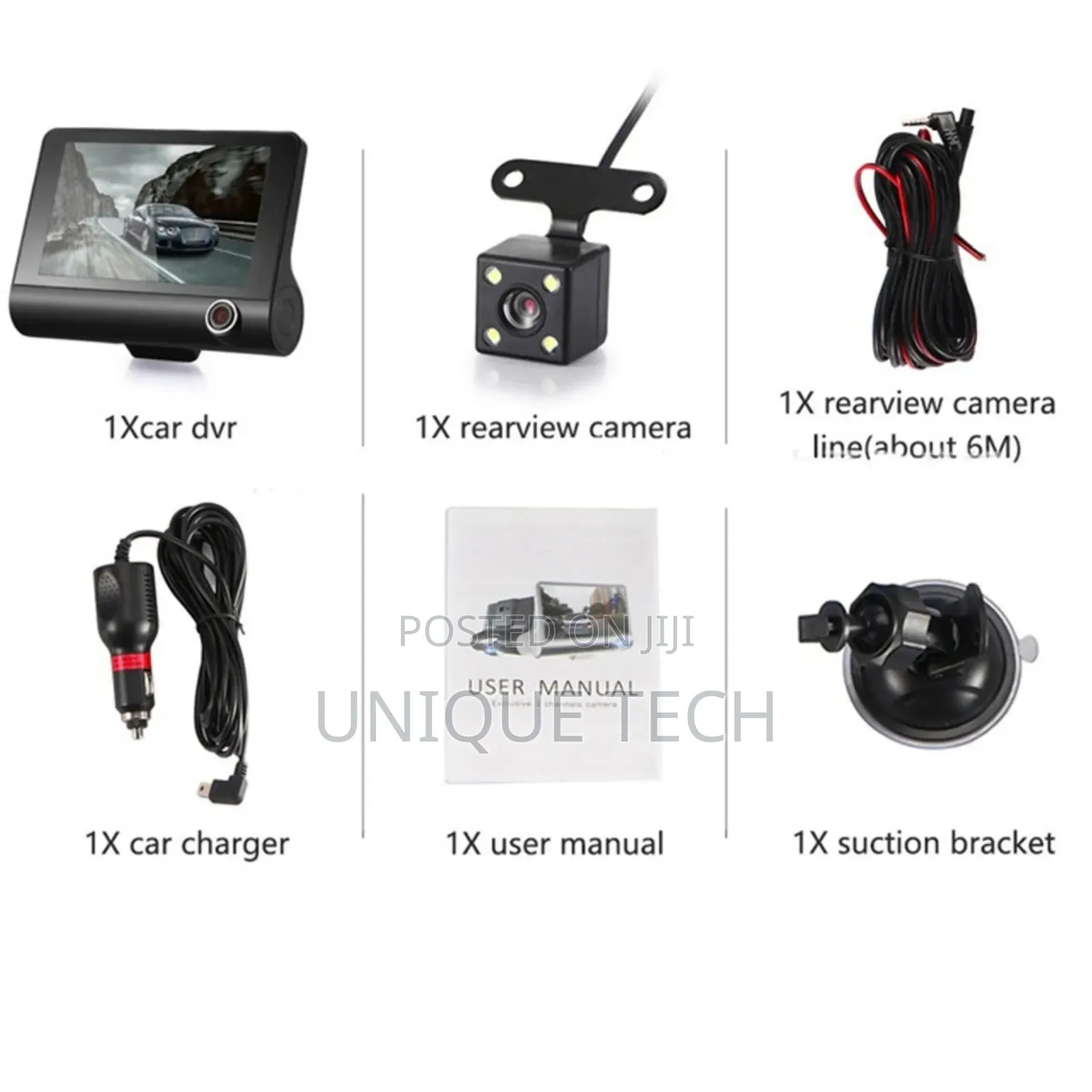 Ultimate 3-in-1 Dash Cam: Record, Monitor, and Navigate
