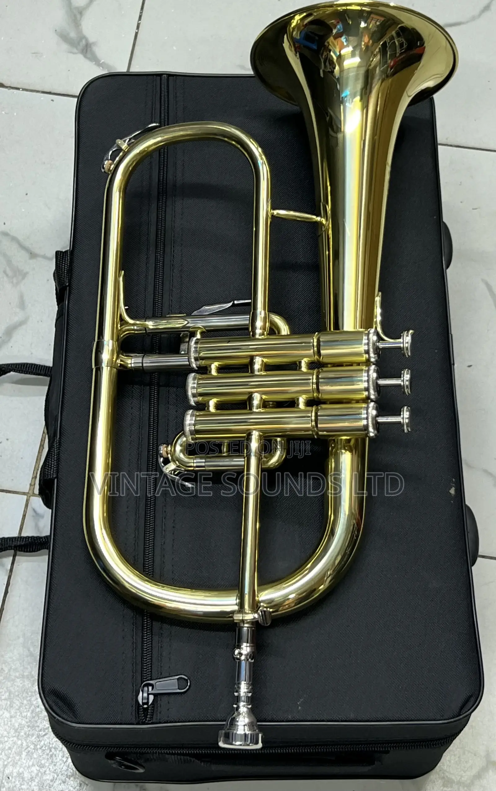 Yamaha Bb Flugel Horn With Free Hard Case+Mouthpiece