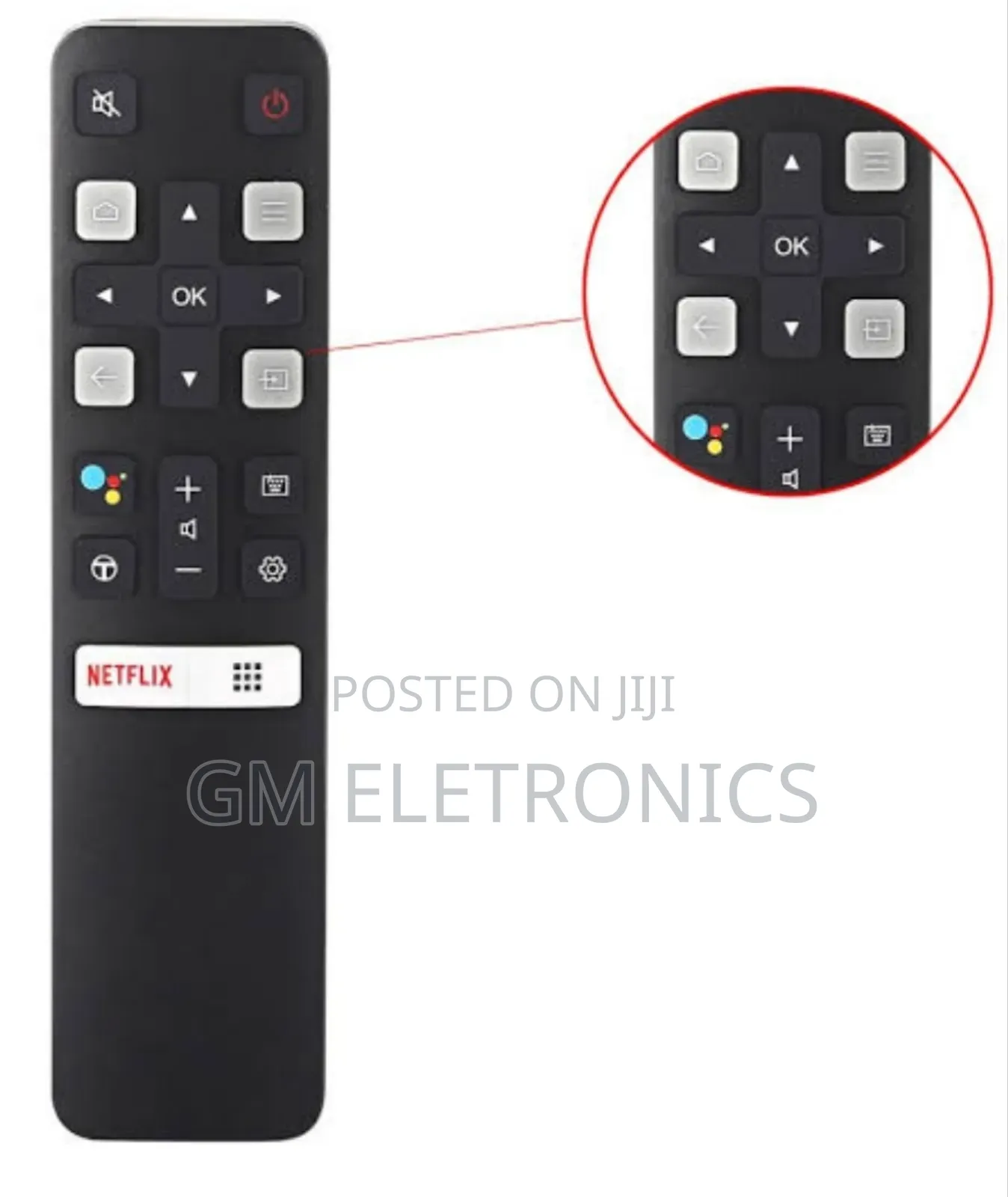 TCL Remote Control for TCL Smart TV MODEL-40S6800FS.