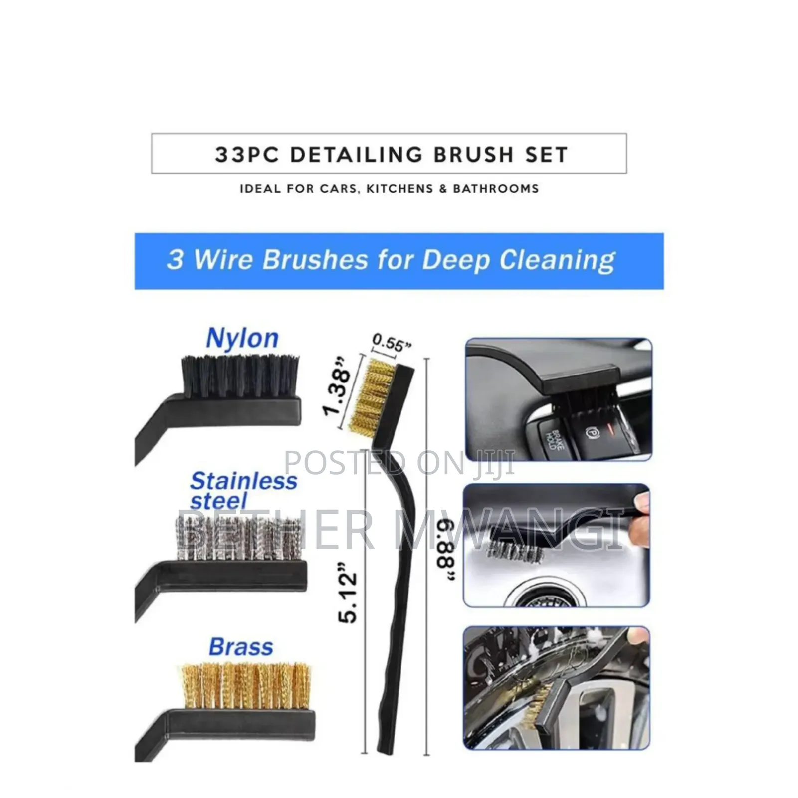 33 PC- Detailing Brush Set in Kenya
