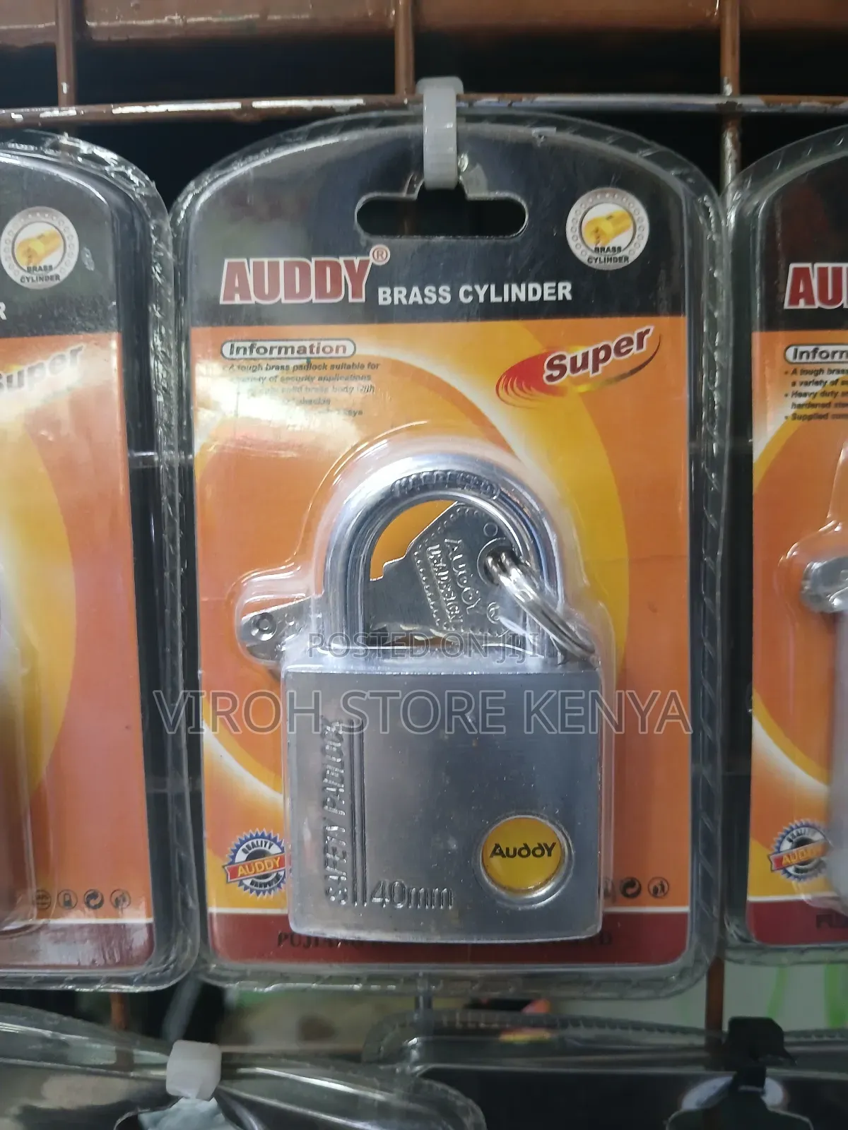 Auddy 40mm Brass Padlock