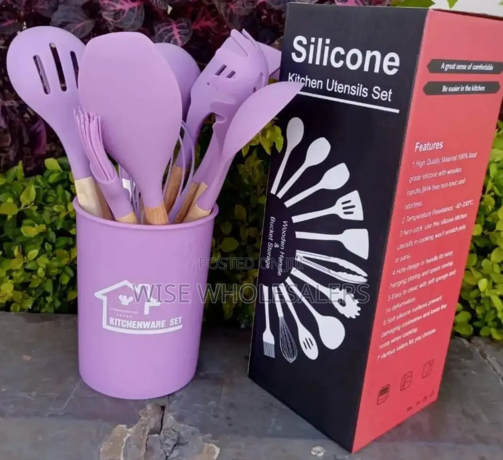 12pcs Silicone Non-stick Cooking Spoon Set°•°°••