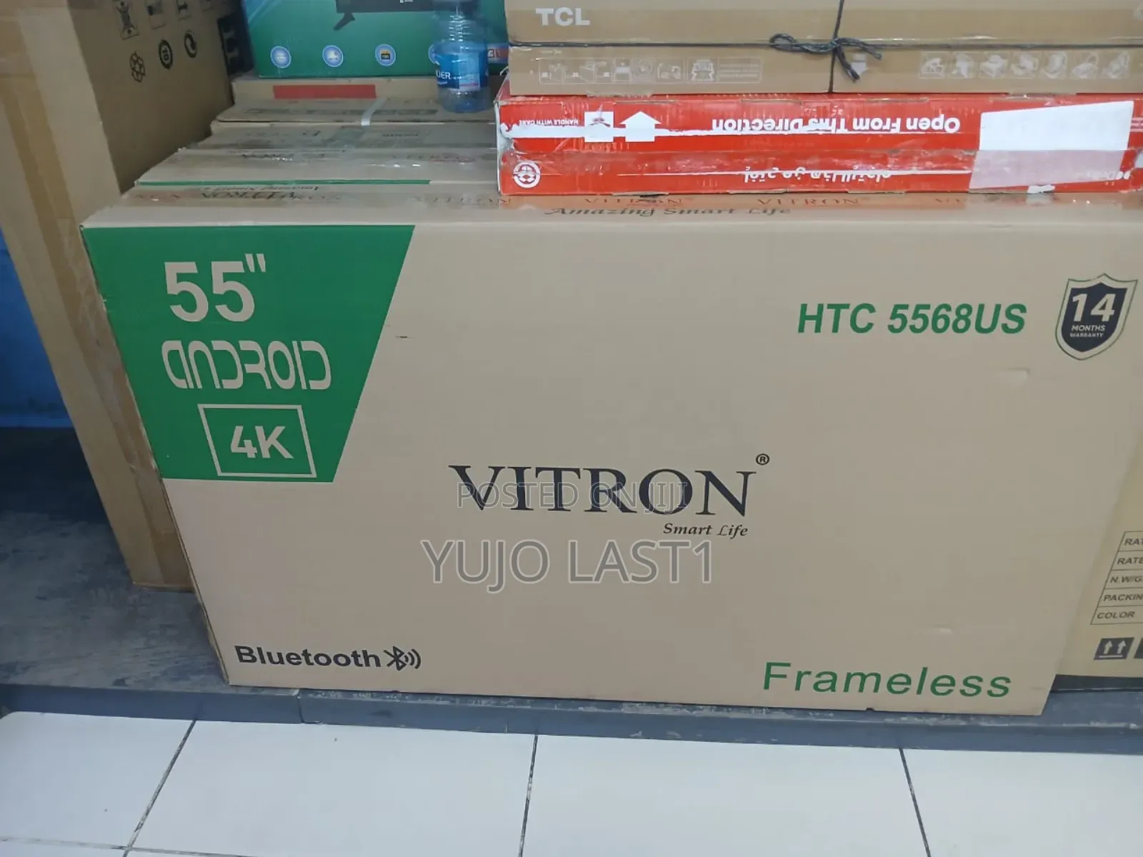 Vitron 55 Inch Frameless Uhd Android Tv