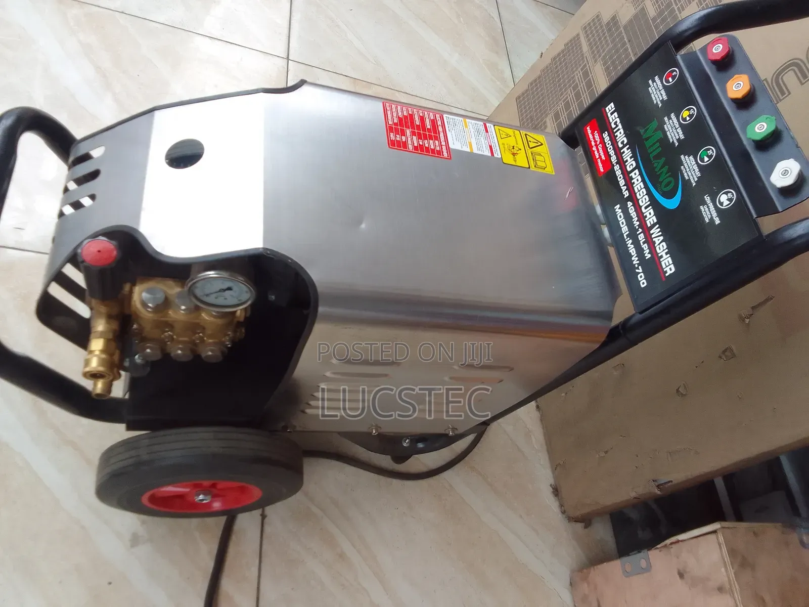 Milano MPW-700 Electric High Pressure Washer 220bar