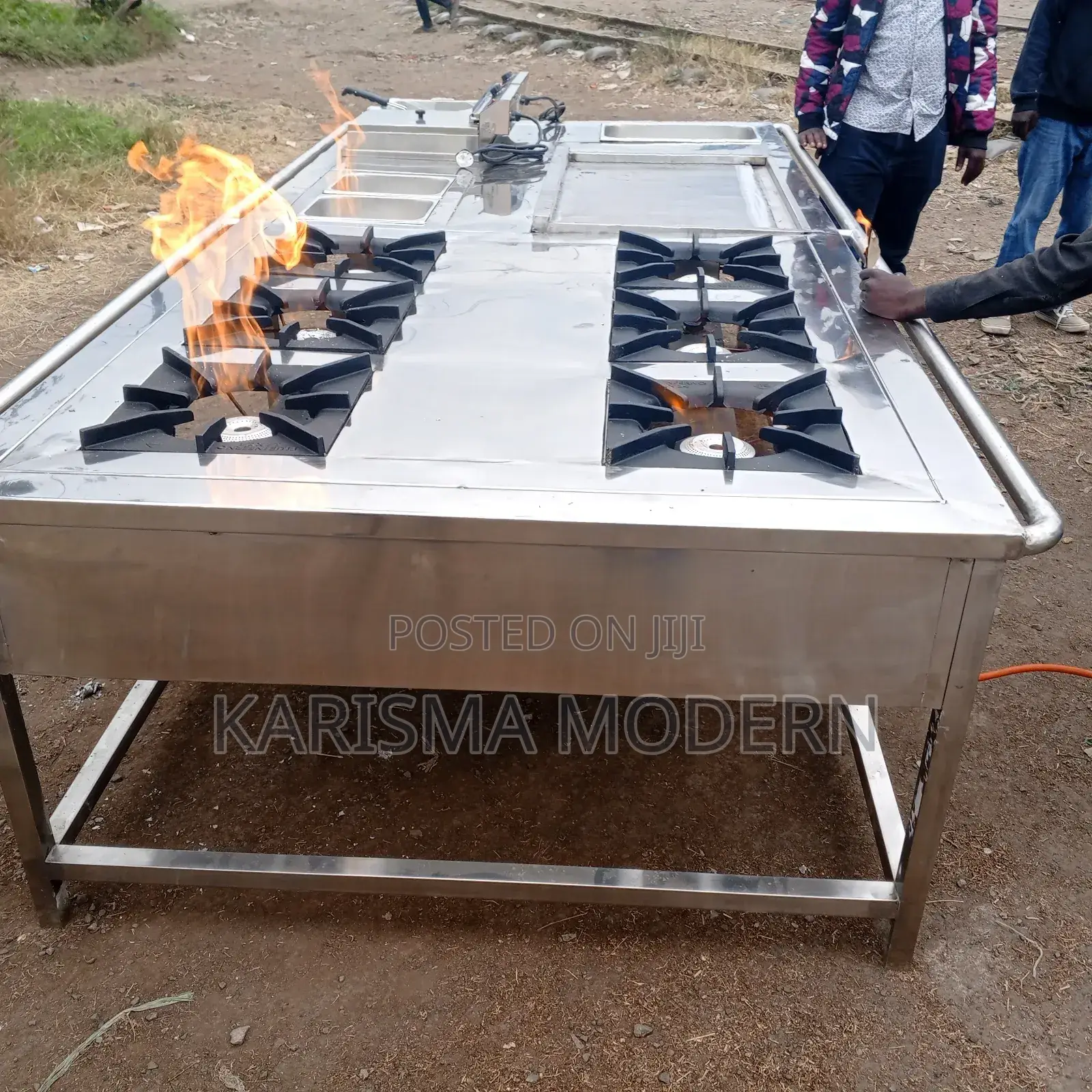 Most Shinny and Silvery Combined Cooker