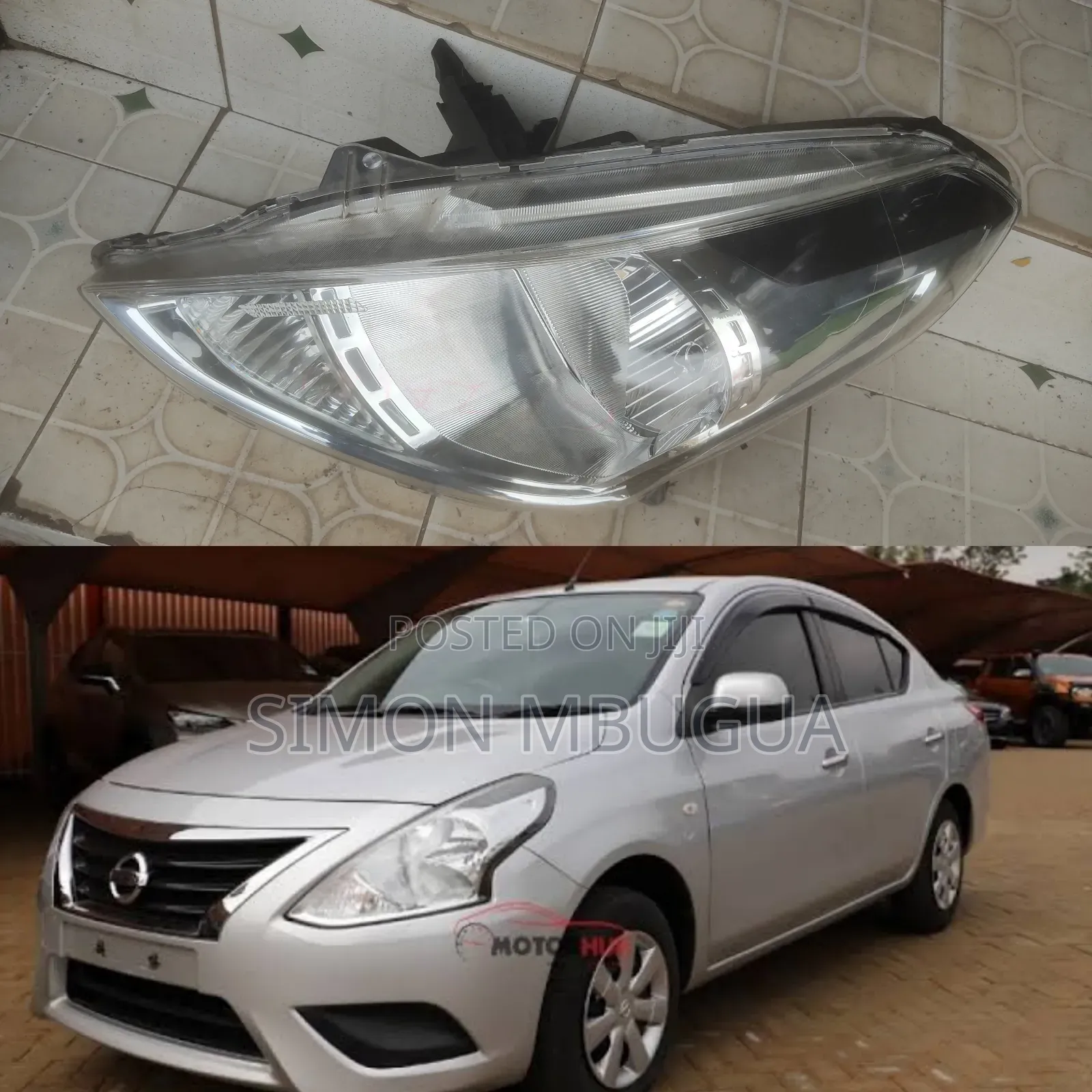 Nissan Latio Non Xenon Headlight