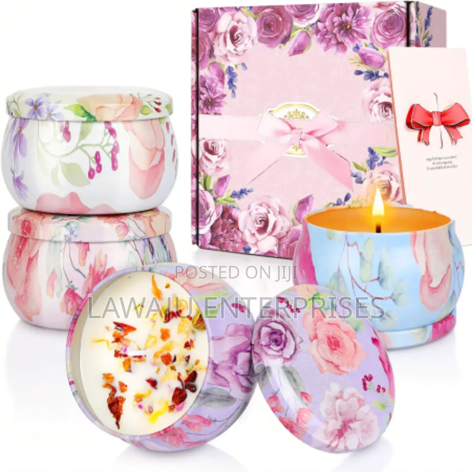 4 Pc Scented Soy Wax Candles