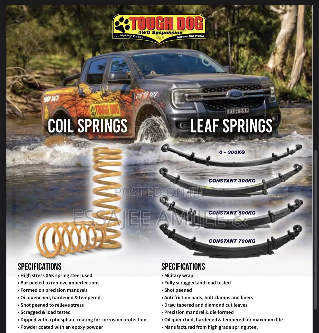 Tough Dog Shocks and Springs